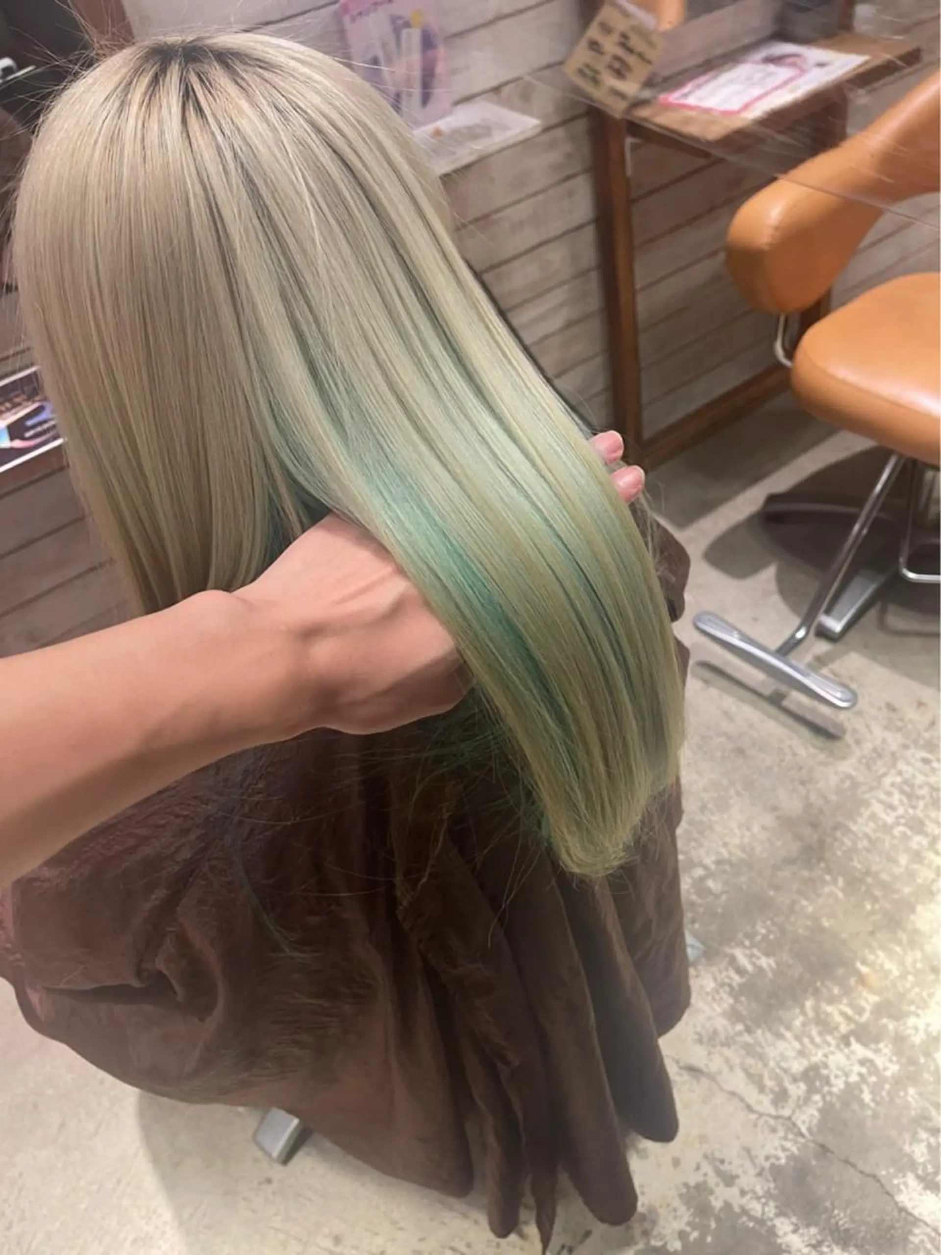 ロング 巻ける縮毛矯正 髪質改善フルカワのヘアスタイル