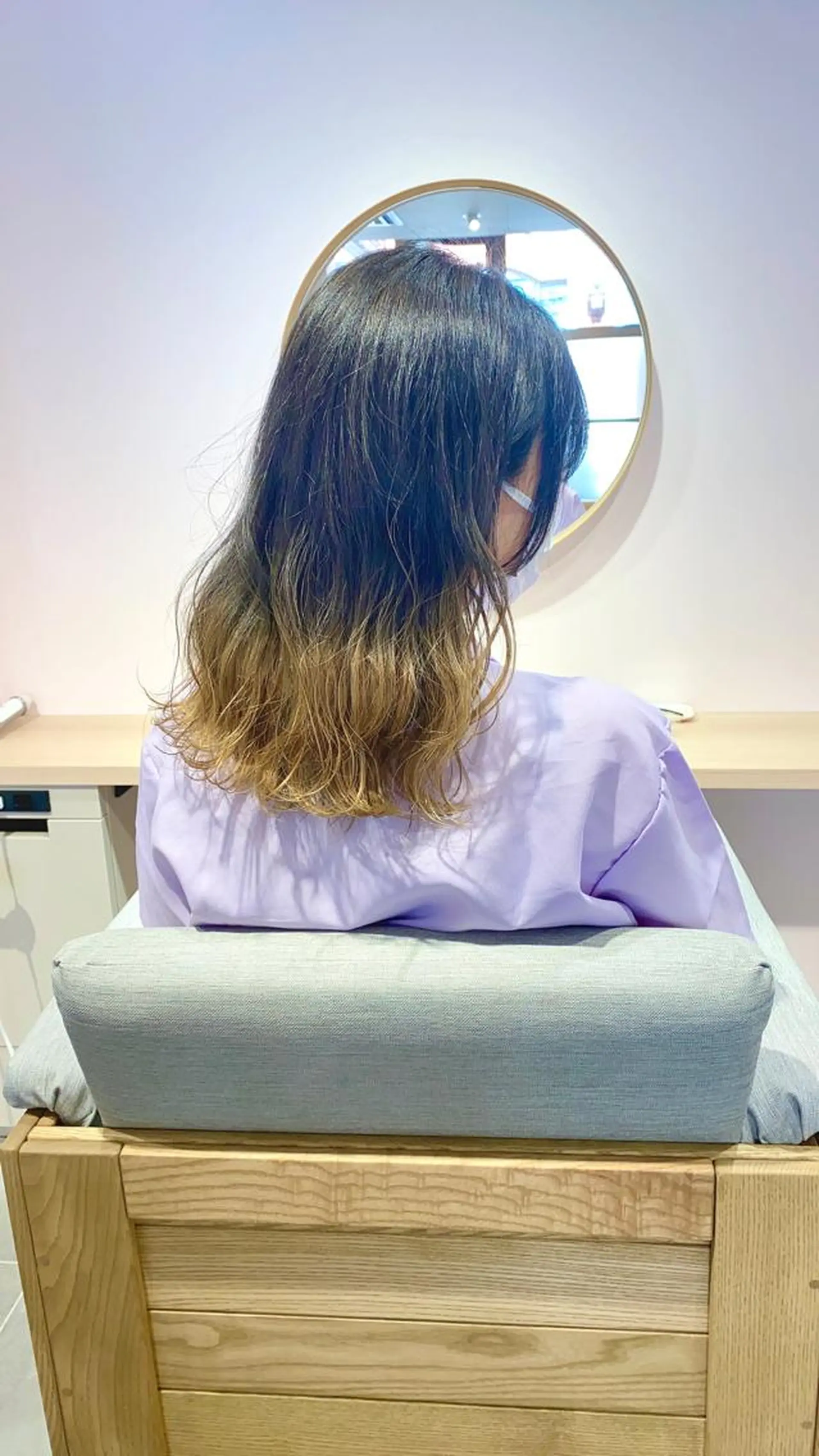 ロング カラー グラデーションカラー ヘアカラー nagisa /縮毛矯正のヘアスタイル