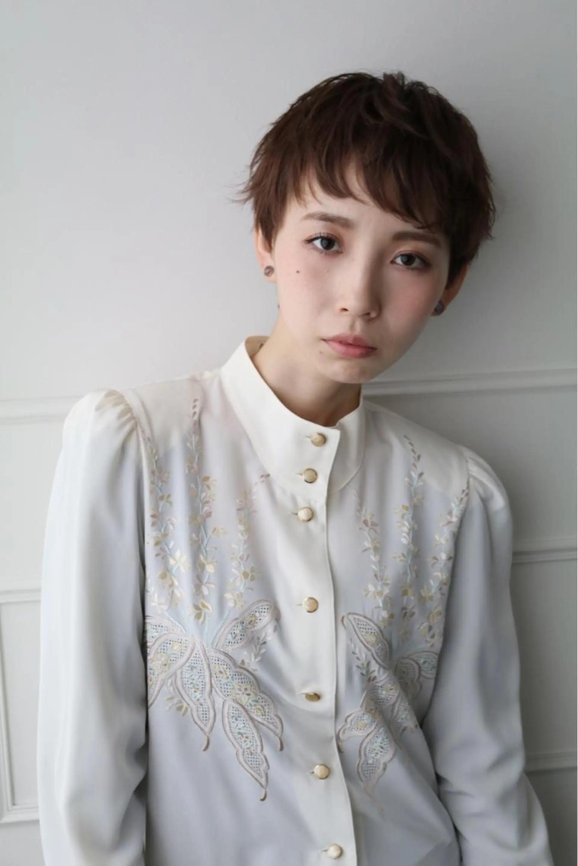 ショート カラー 安村 美奈のヘアスタイル