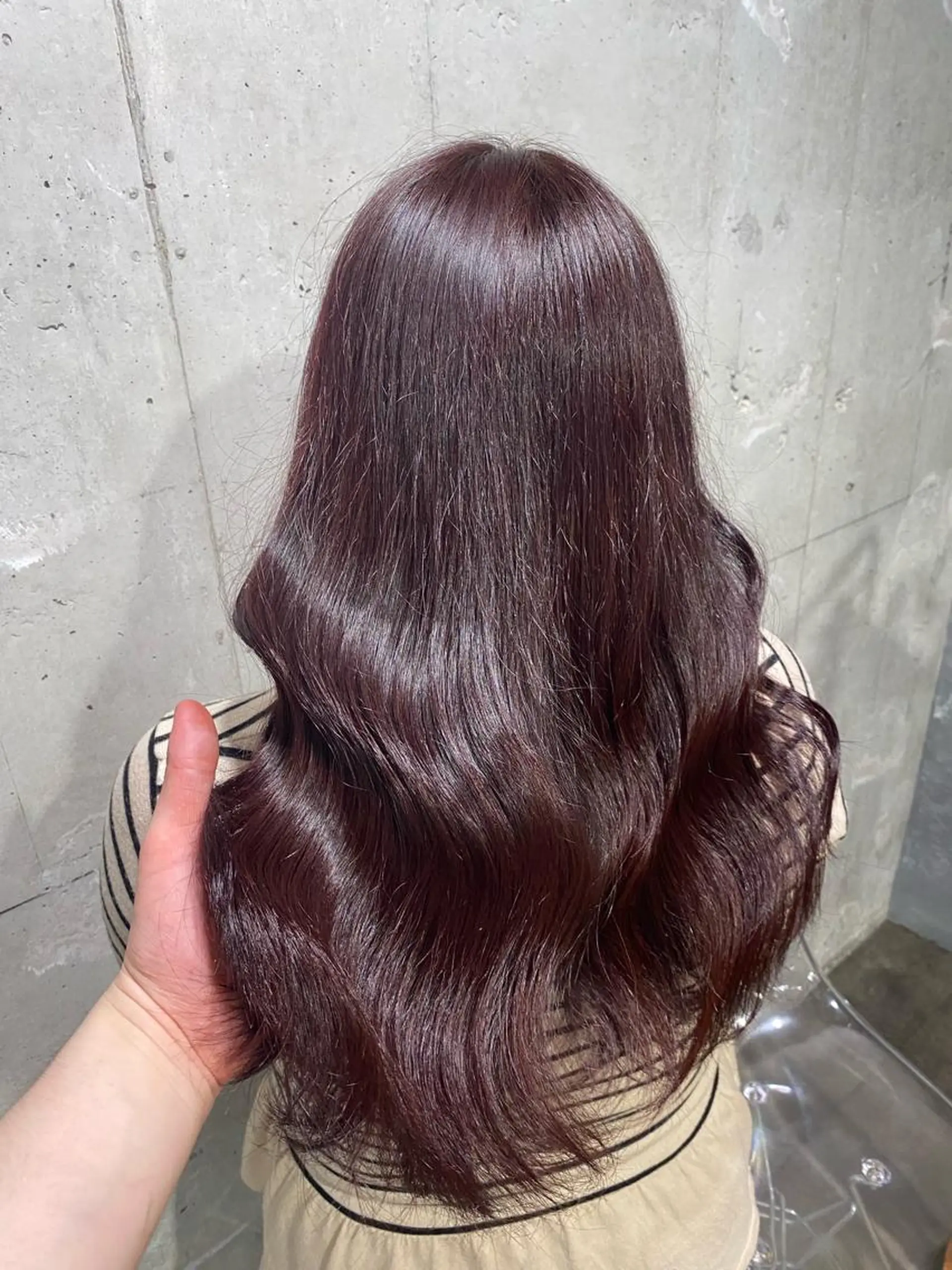 ロング カラー ブリーチ ブラウンカラー ラベンダーカラー ブリーチなしカラー ピンクカラー ヘアカラー トリートメント ヘアセット 透明感カラー🤍 Kaitoのヘアスタイル