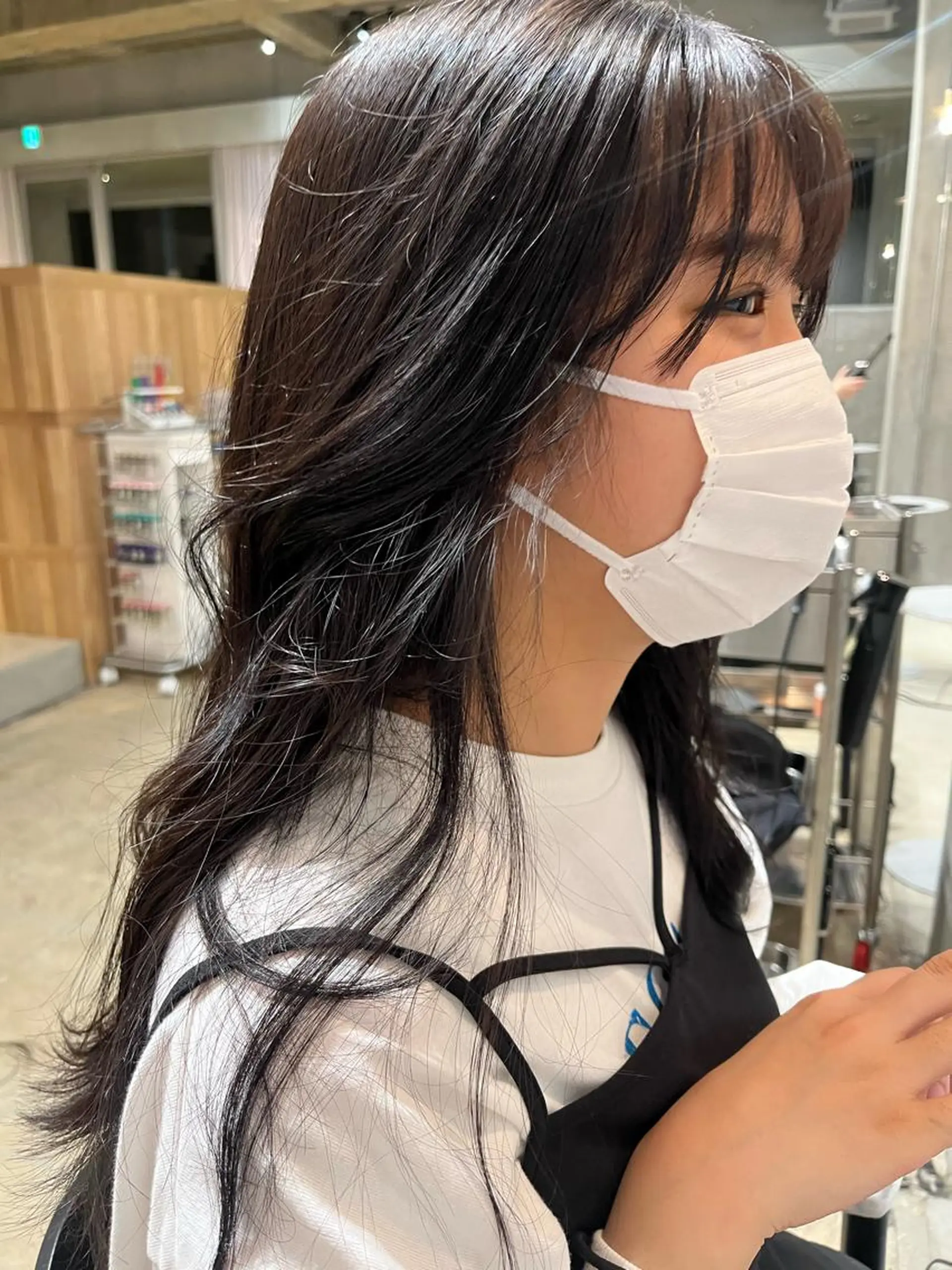 ロング 藤井 美歩/赤髪のヘアスタイル