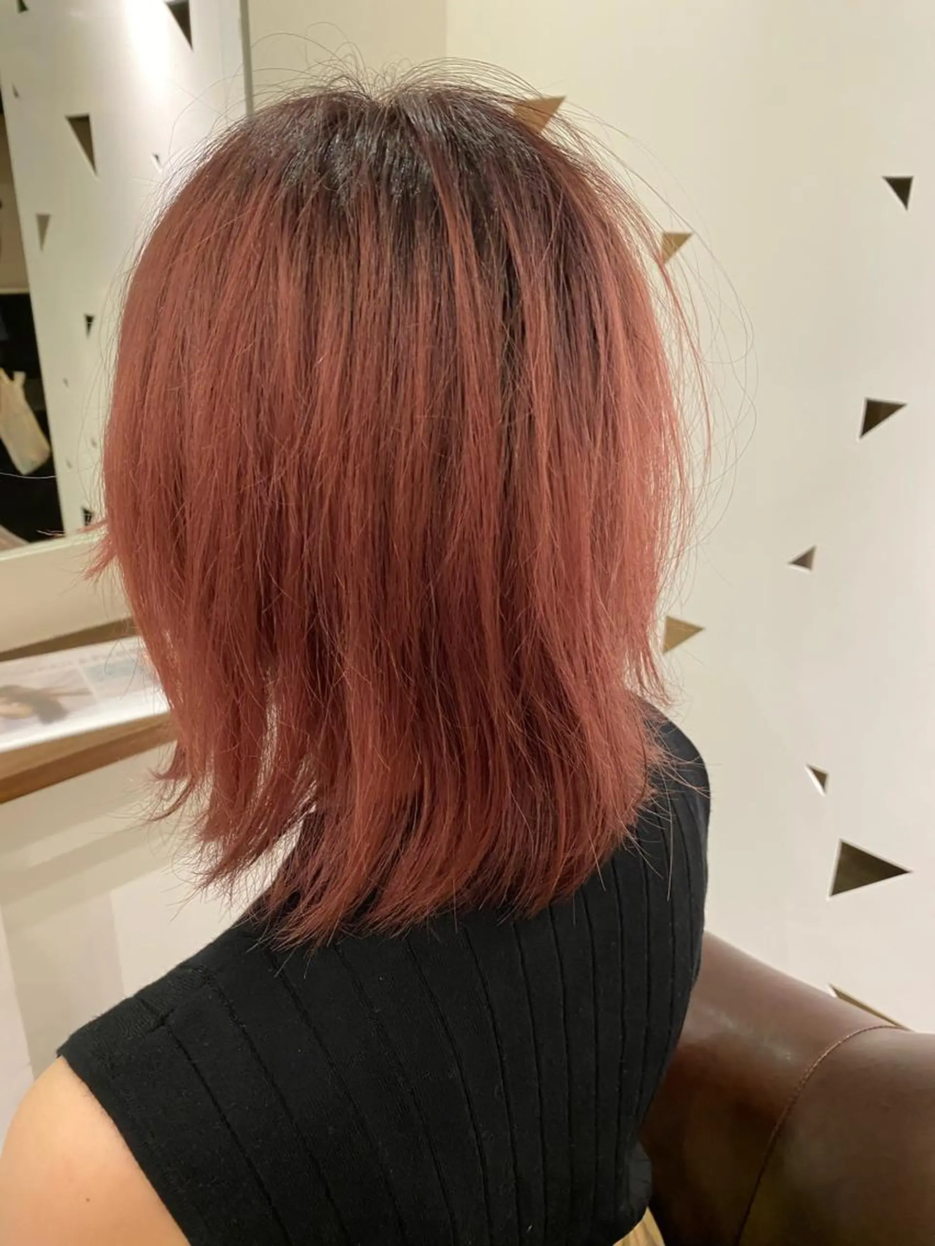 ミディアム カラー Rely 美空のヘアスタイル