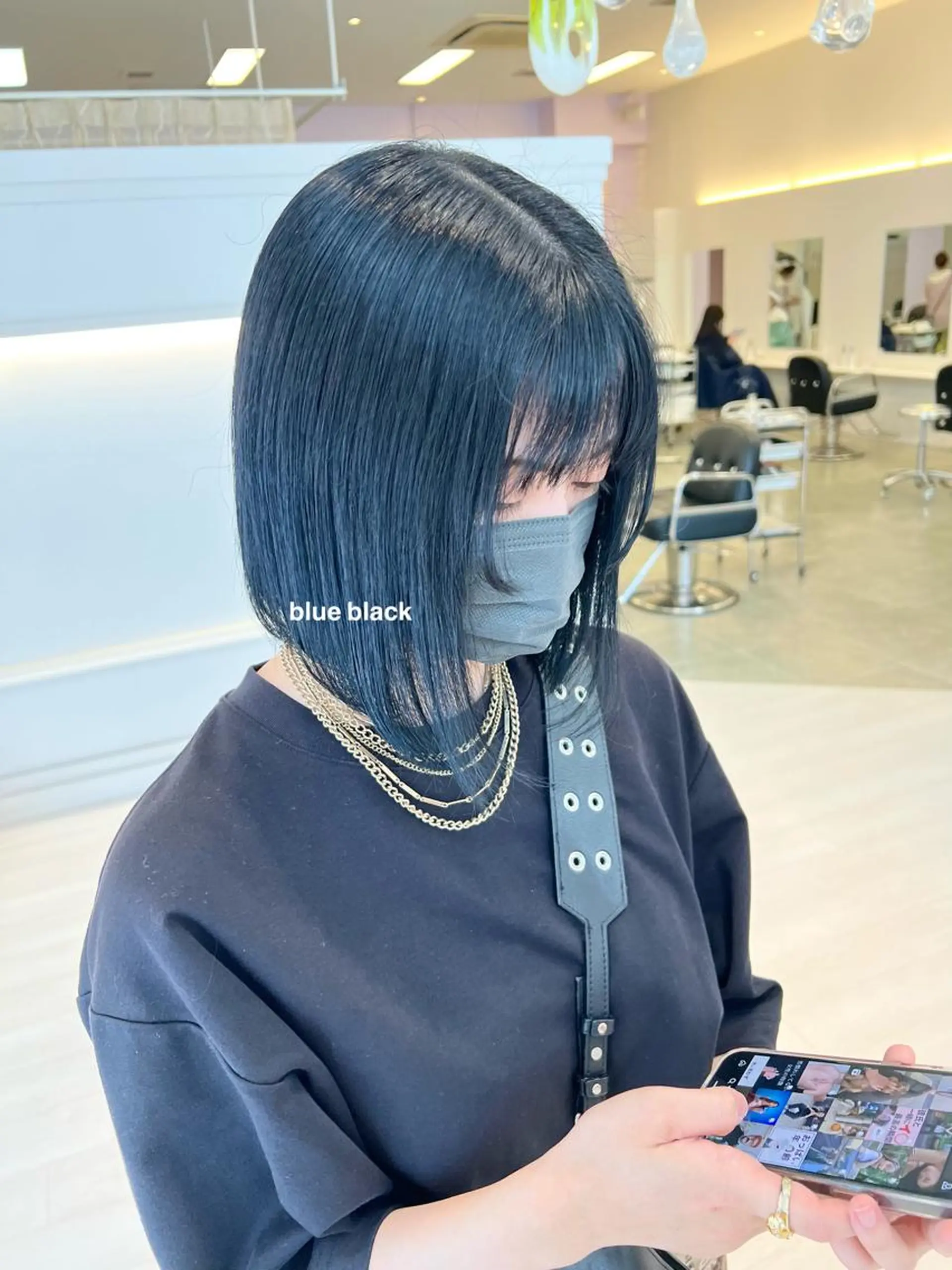 ミディアム カラー Parve  Mix /板野妃莉のヘアスタイル