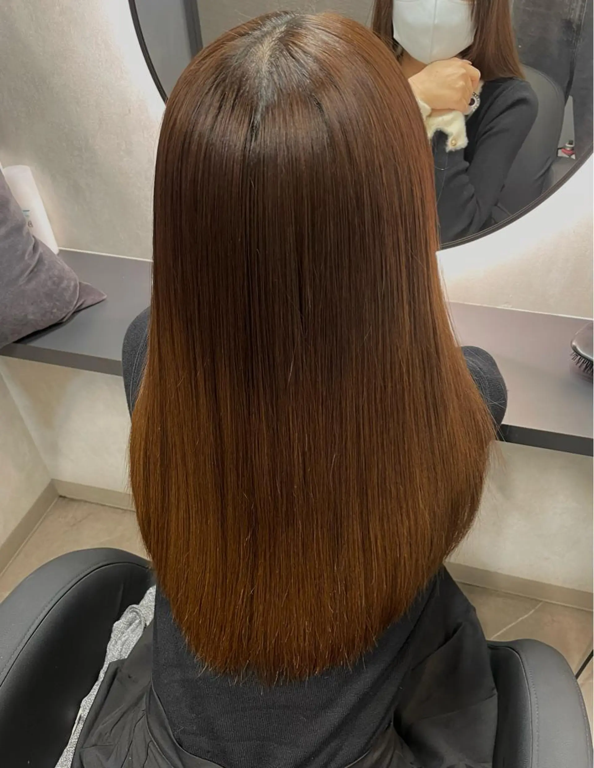 ロング XYZ所属・縮毛矯正/髪質改善 韓国風/MIKIYAのヘアスタイル