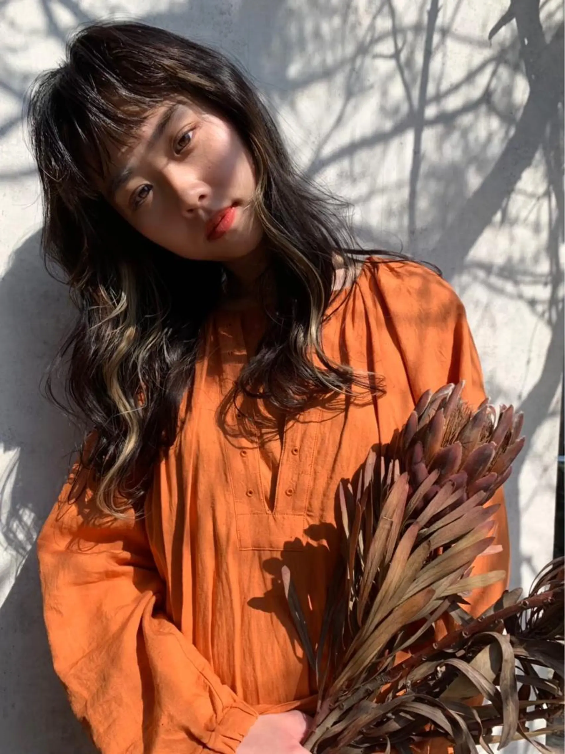 ロング カラー ブリーチ 透明感カラー ブリーチなしカラー ボブ/レイヤー /河内温太のヘアスタイル