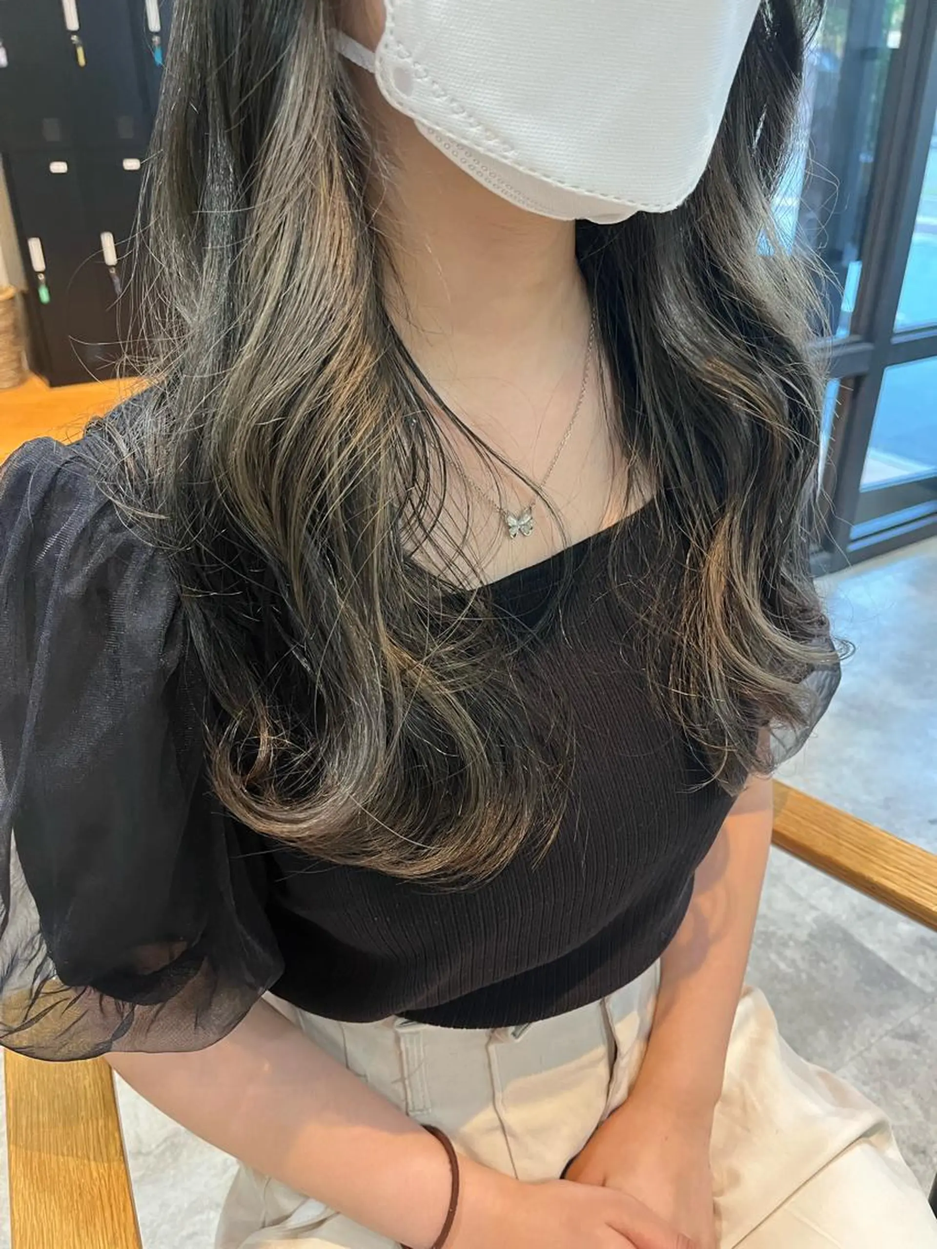 ロング カット ヘアカラー トリートメント 山本 みきのヘアスタイル