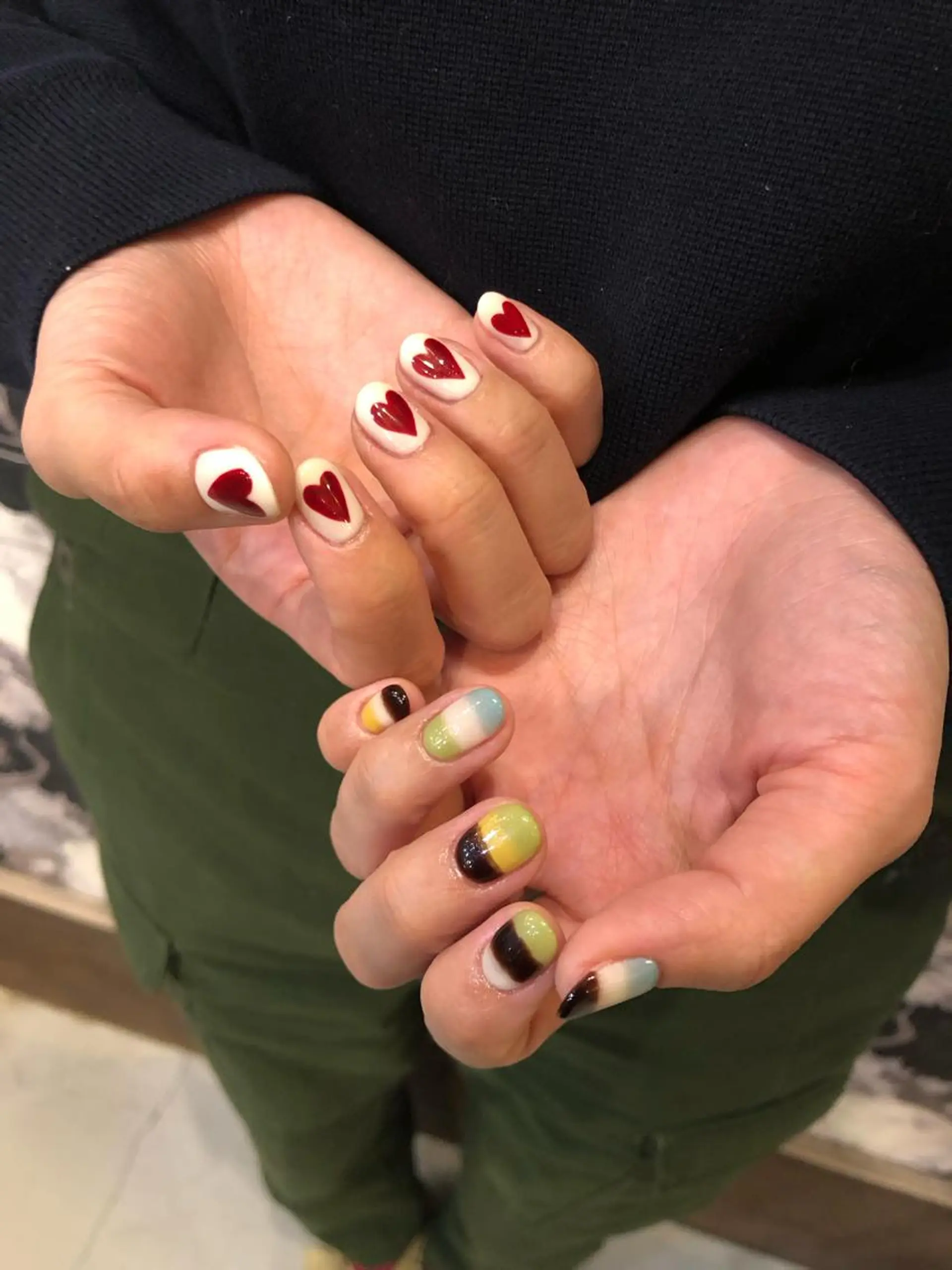 ネイル ハート muhl by DILL所属・. wakanaのネイルデザイン