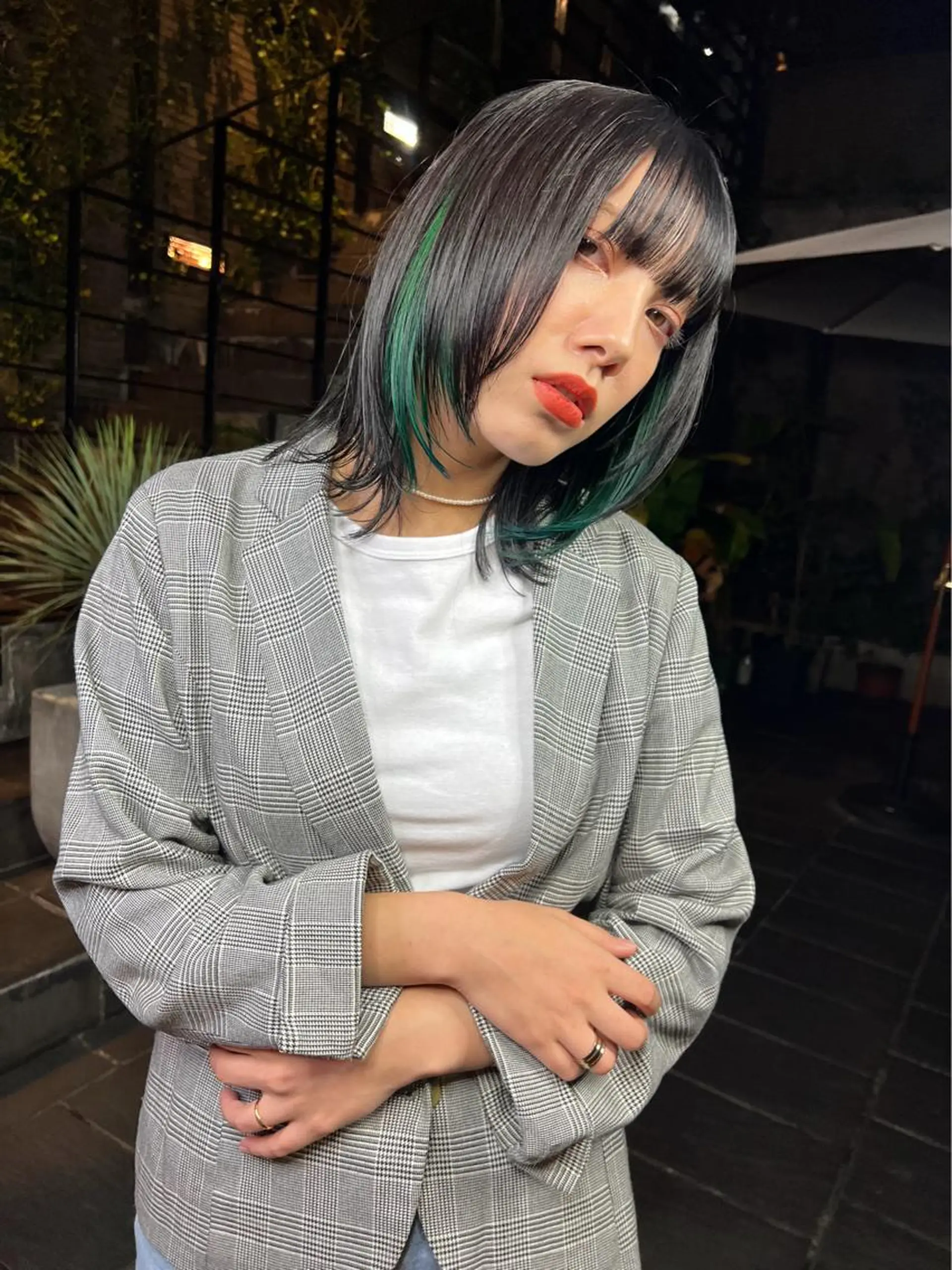 ミディアム 【ロングウルフカット 姫カット】伊藤裕哉のヘアスタイル