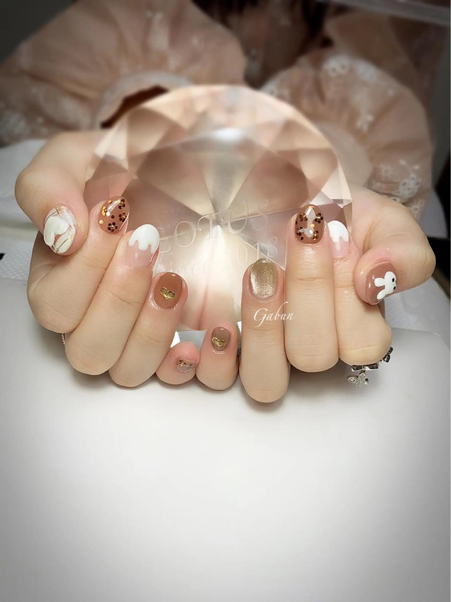 ネイル アートネイル ハンドネイル ハンドケア LOTUS ネイルサロンのネイルデザイン