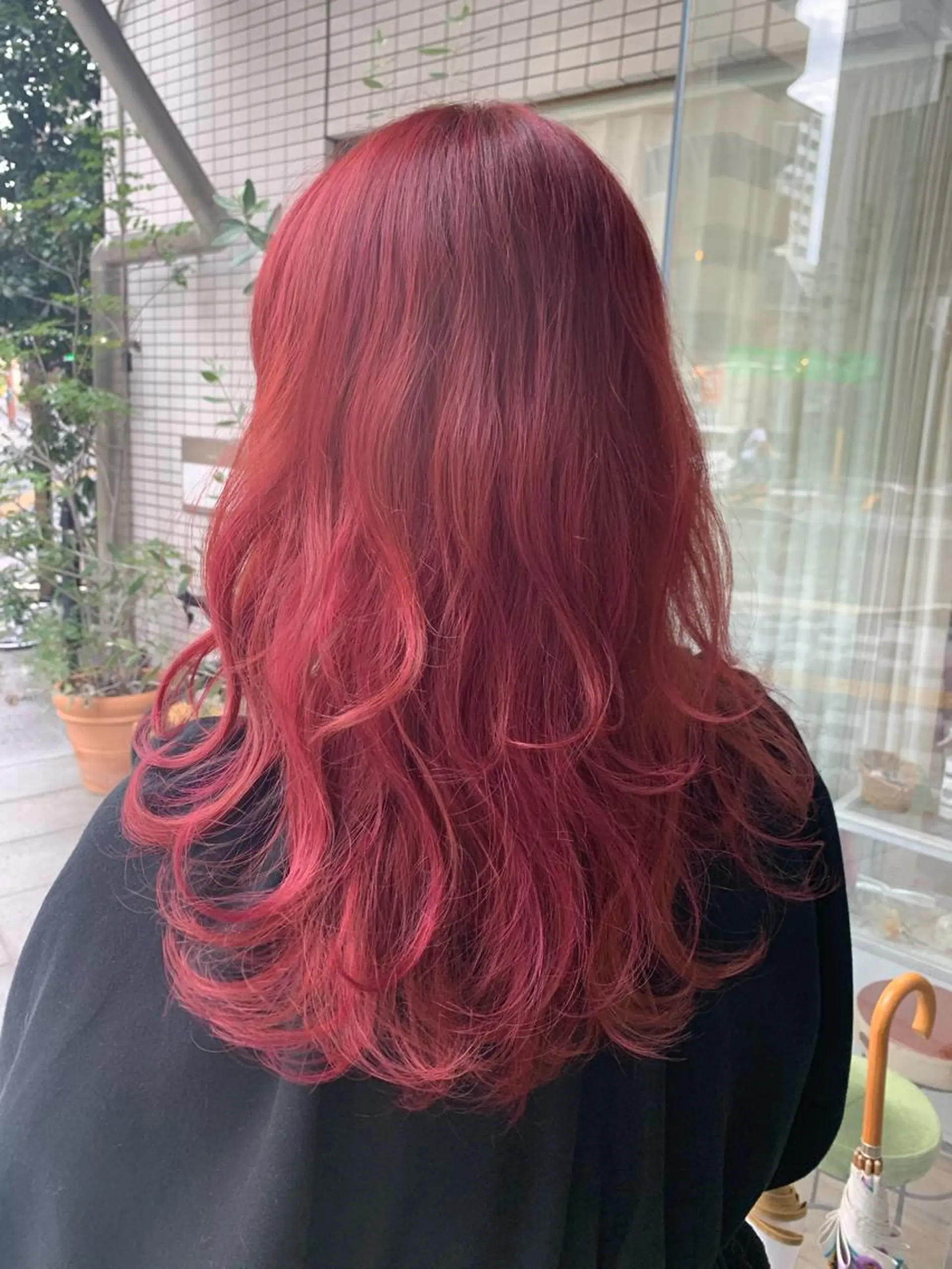 ロング カラー カット ヘアカラー fio マナミのヘアスタイル