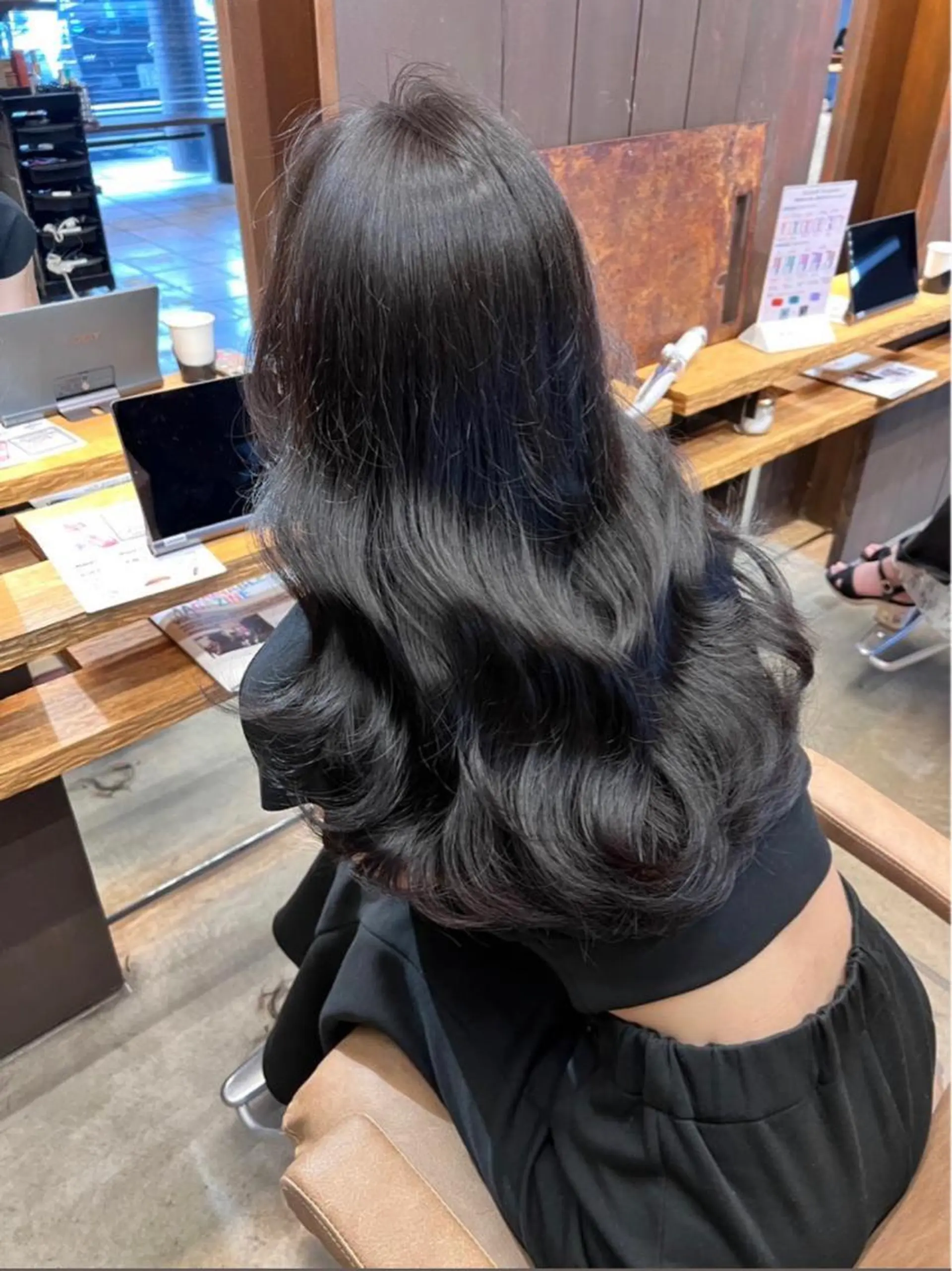 ロング カラー 廣瀬双葉 トップスタイリストのヘアスタイル