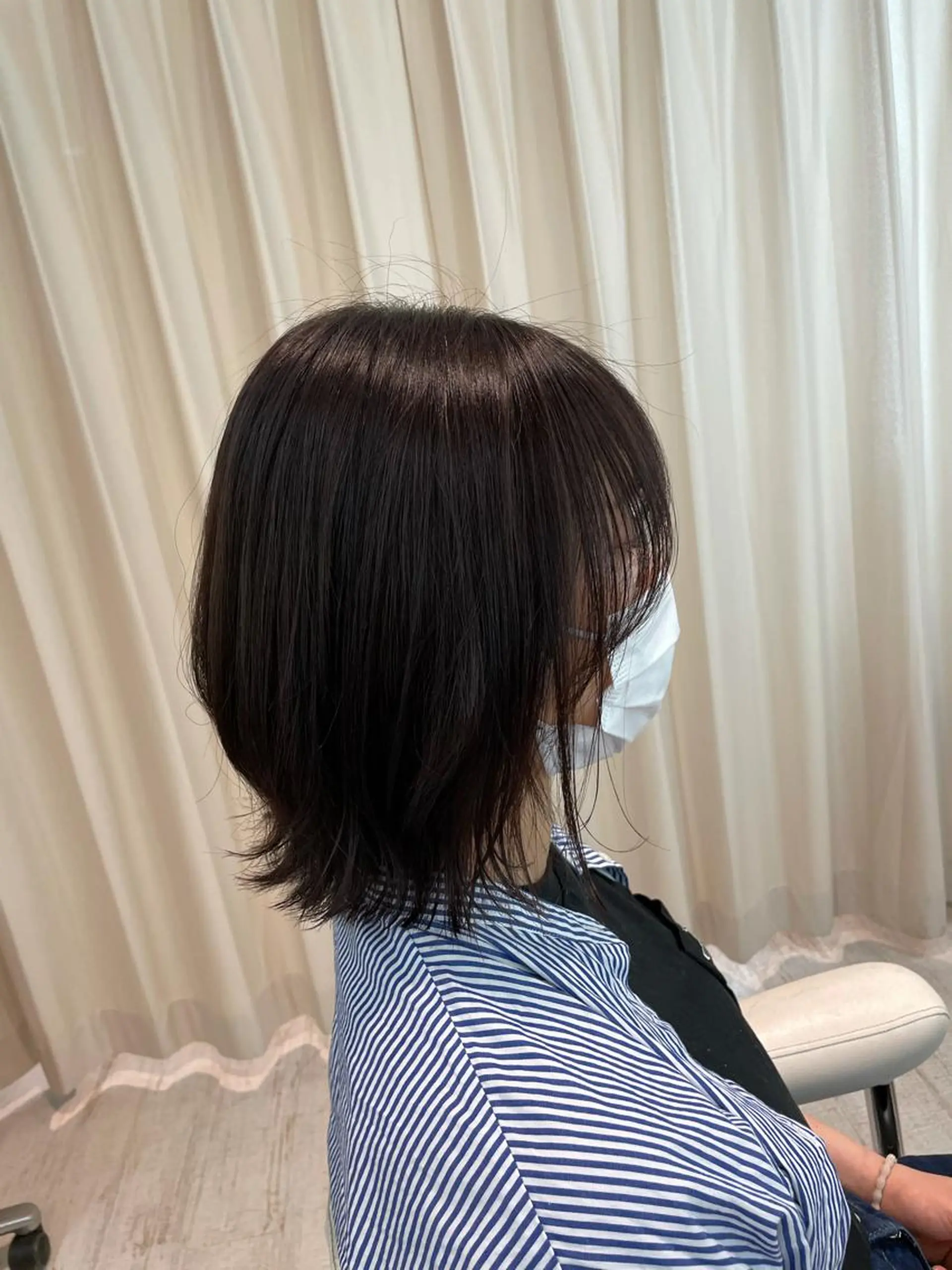 ミディアム 淡路上新庄/髪質改善 .艶カラー/野口春貴のヘアスタイル