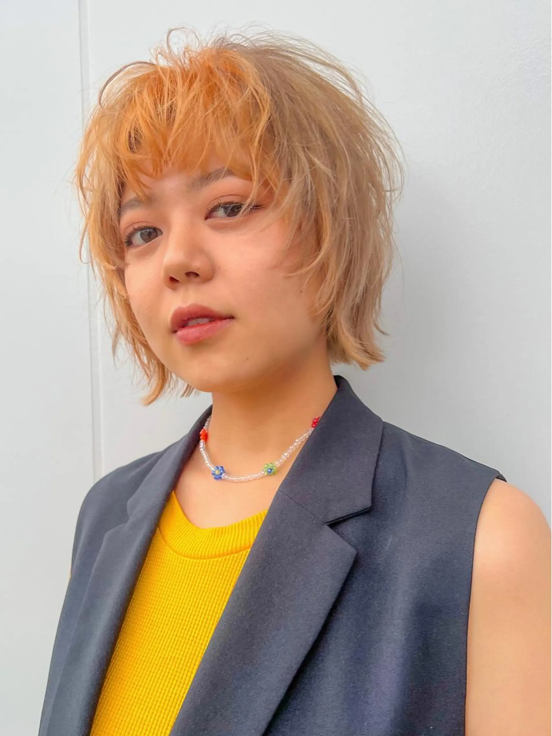 ショート カット ヘアカラー 福岡縮毛矯正✨️ ストレート 向井和輝のヘアスタイル