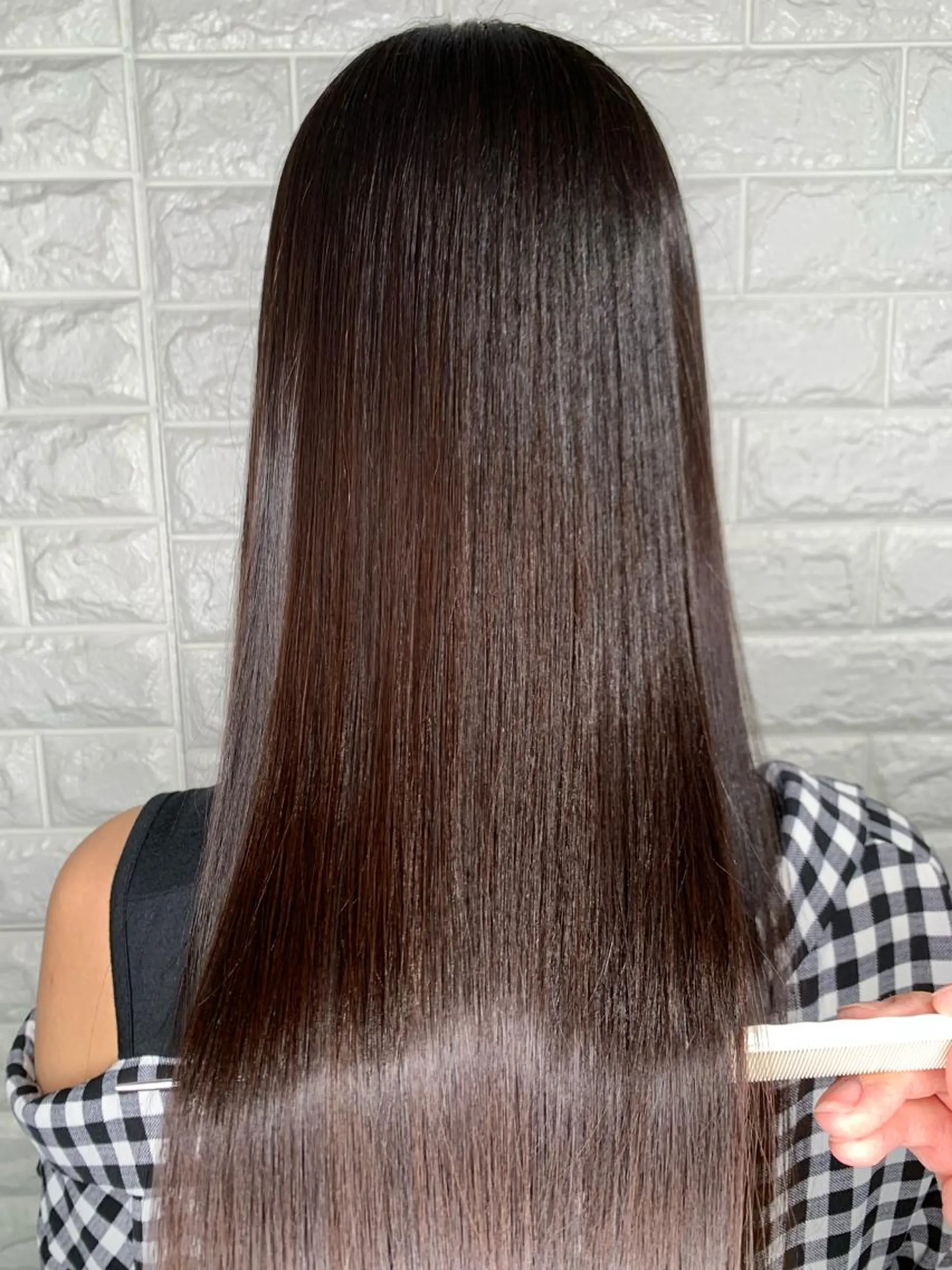 ロング カラー ヘアアレンジ アクアカラー 髪質改善 トリートメント トリートメント ヘッドスパ Lee東三国 店長 谷辻誠志のヘアスタイル