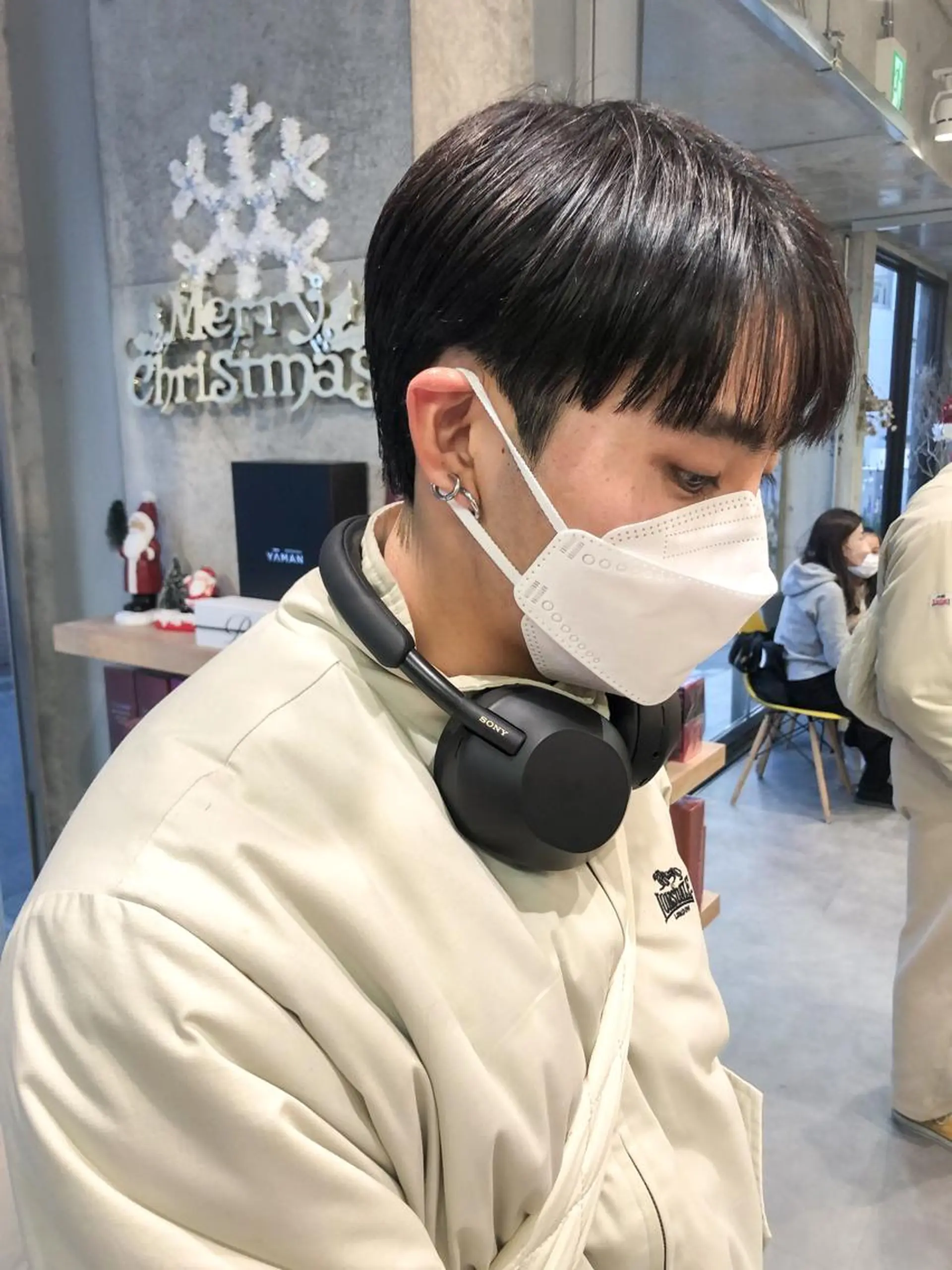 ショート メンズ rii-🩰 トレンド韓国ヘアのヘアスタイル