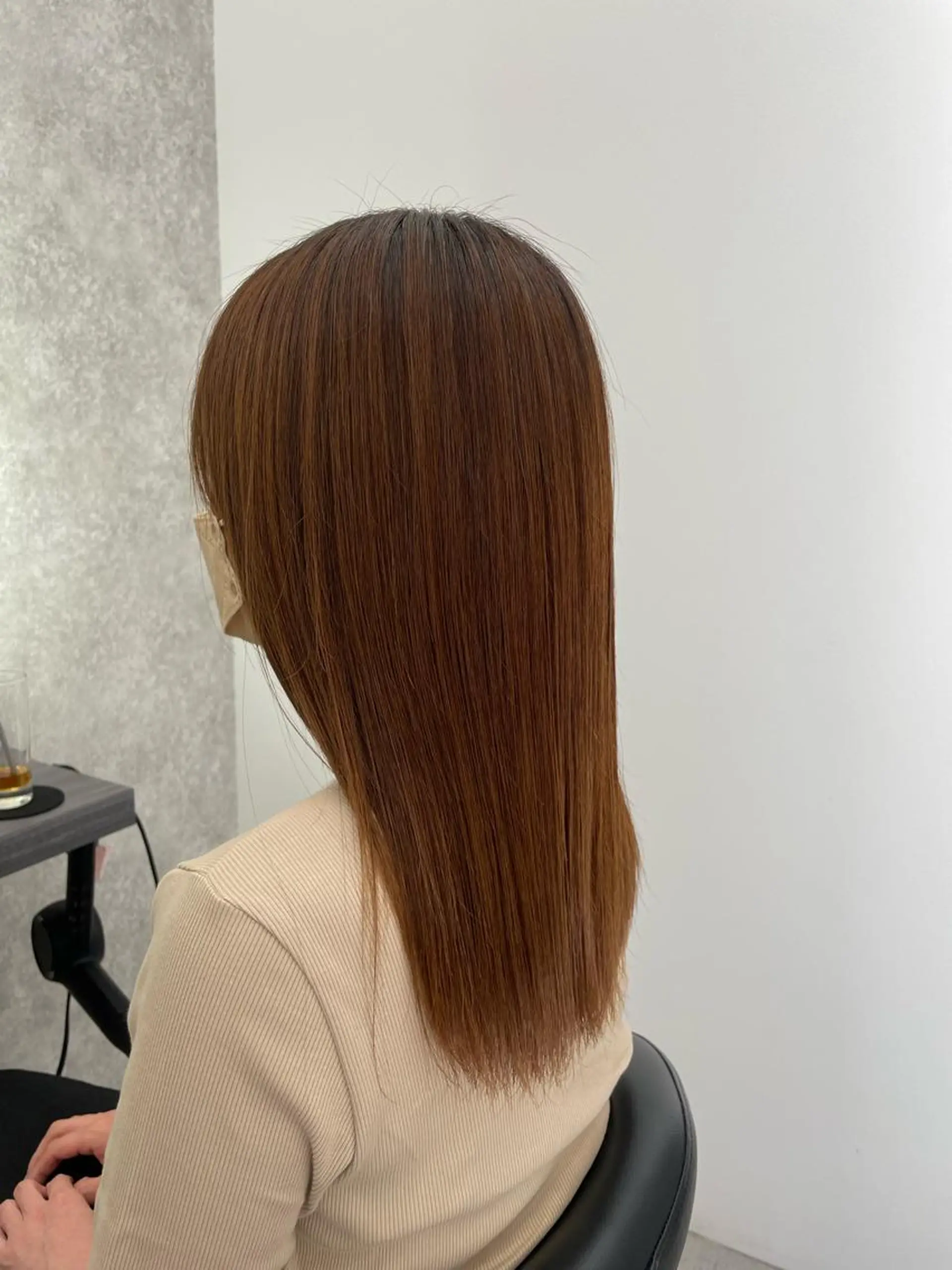 ロング 髪質改善 カット 縮毛矯正 佐々木 達也のヘアスタイル