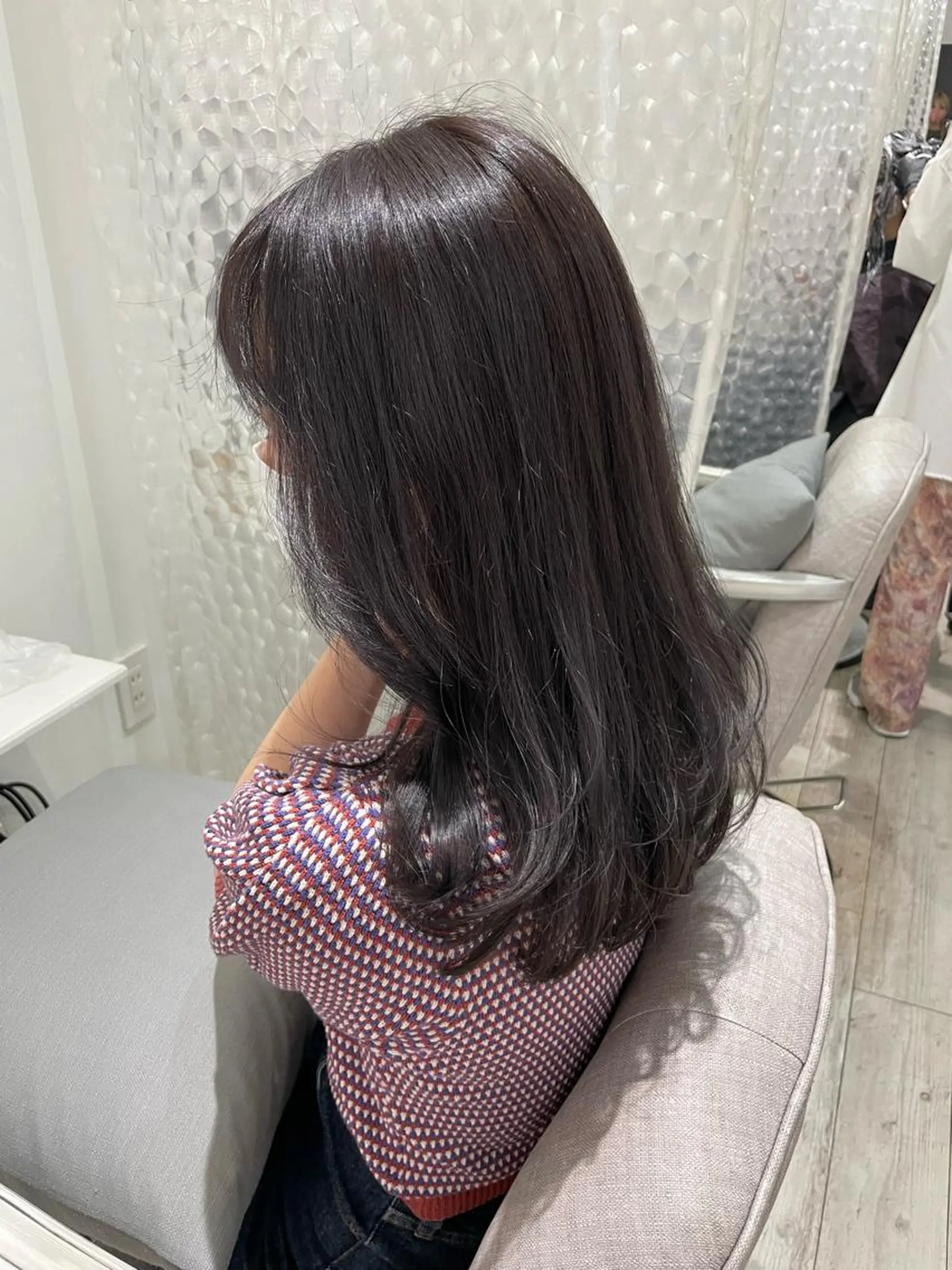 セミロング カラー レイヤーカット HARUKA韓国ヘア /Luana梅田のヘアスタイル