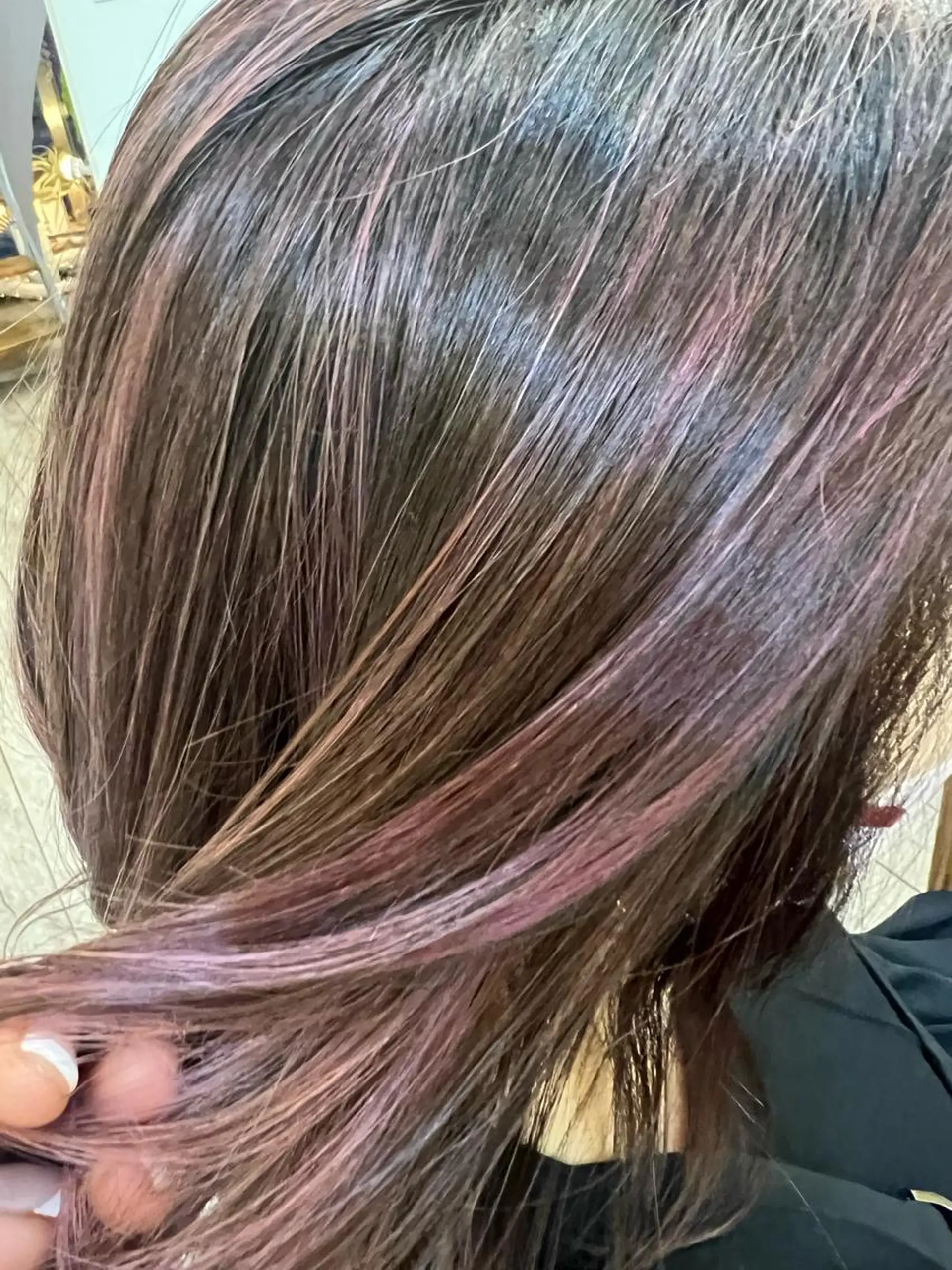 セミロング カラー カット ヘアカラー トリートメント 鶴見 和美のヘアスタイル