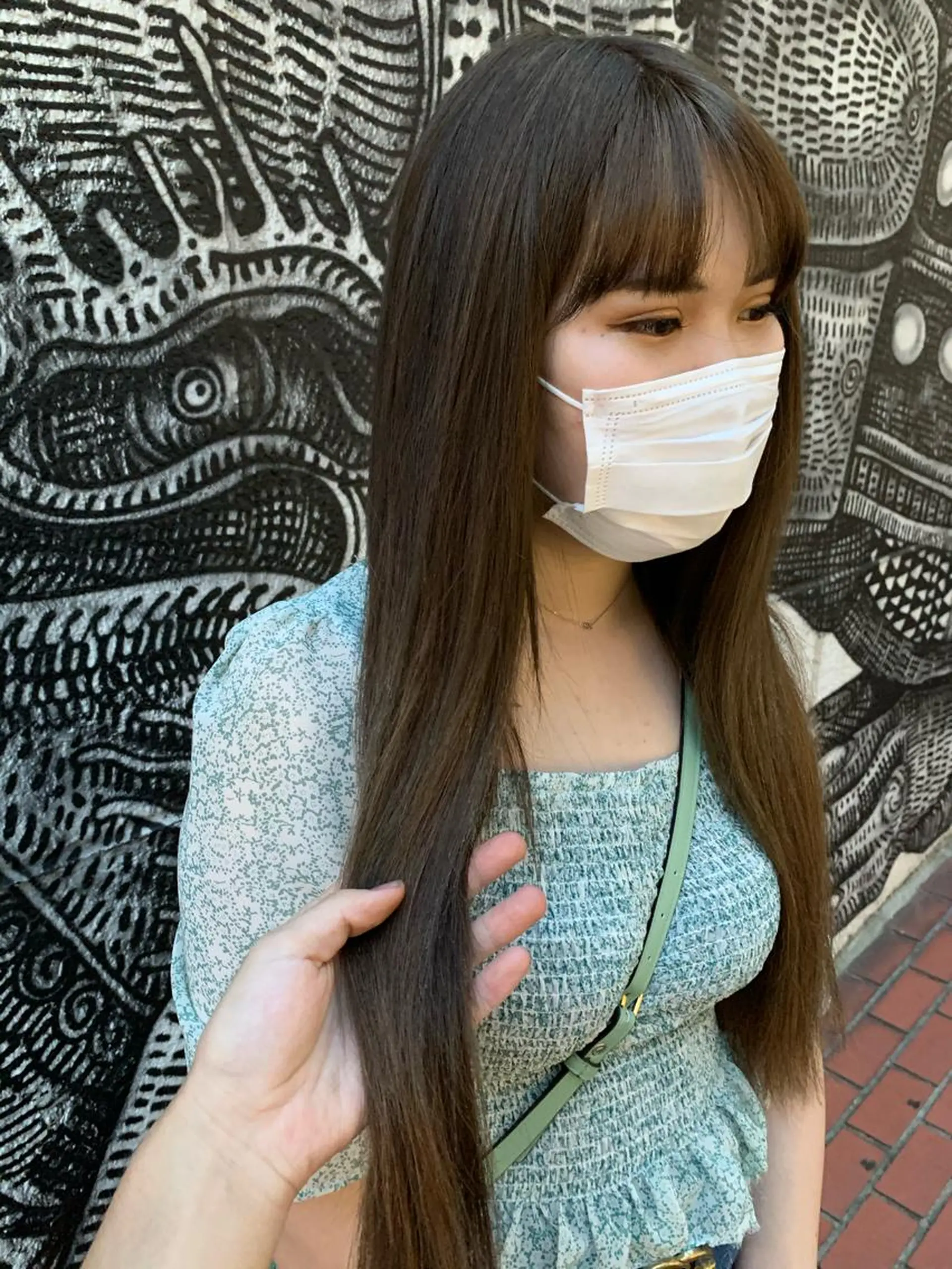 ロング カラー ブリーチ 透明感カラー エクステ ロング haco+所属・🌈派手髪エクステ ブレイズ🌈ひろとのヘアスタイル