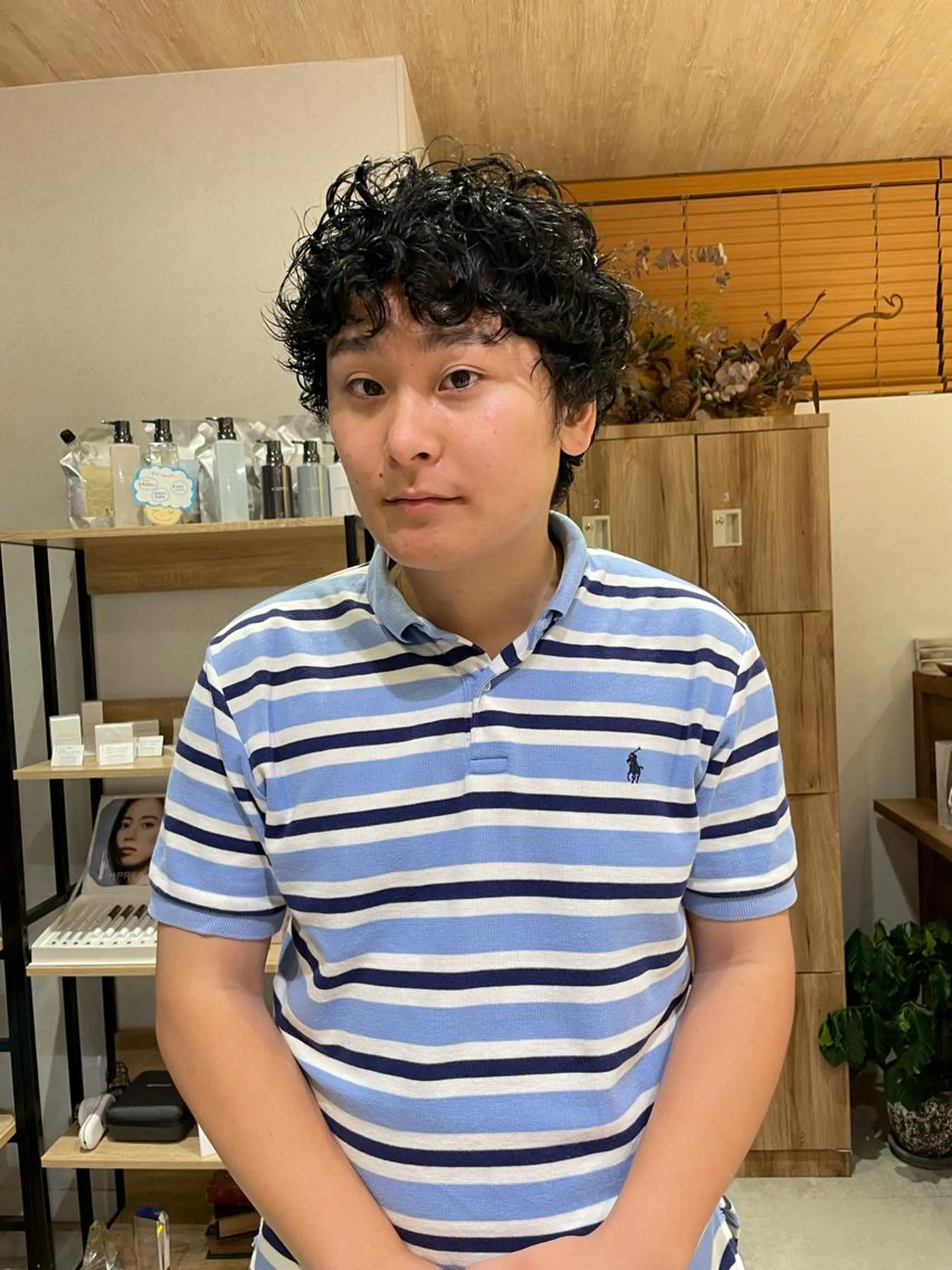 ショート パーマ メンズ パーマ パーマ指名No1 /namiのヘアスタイル