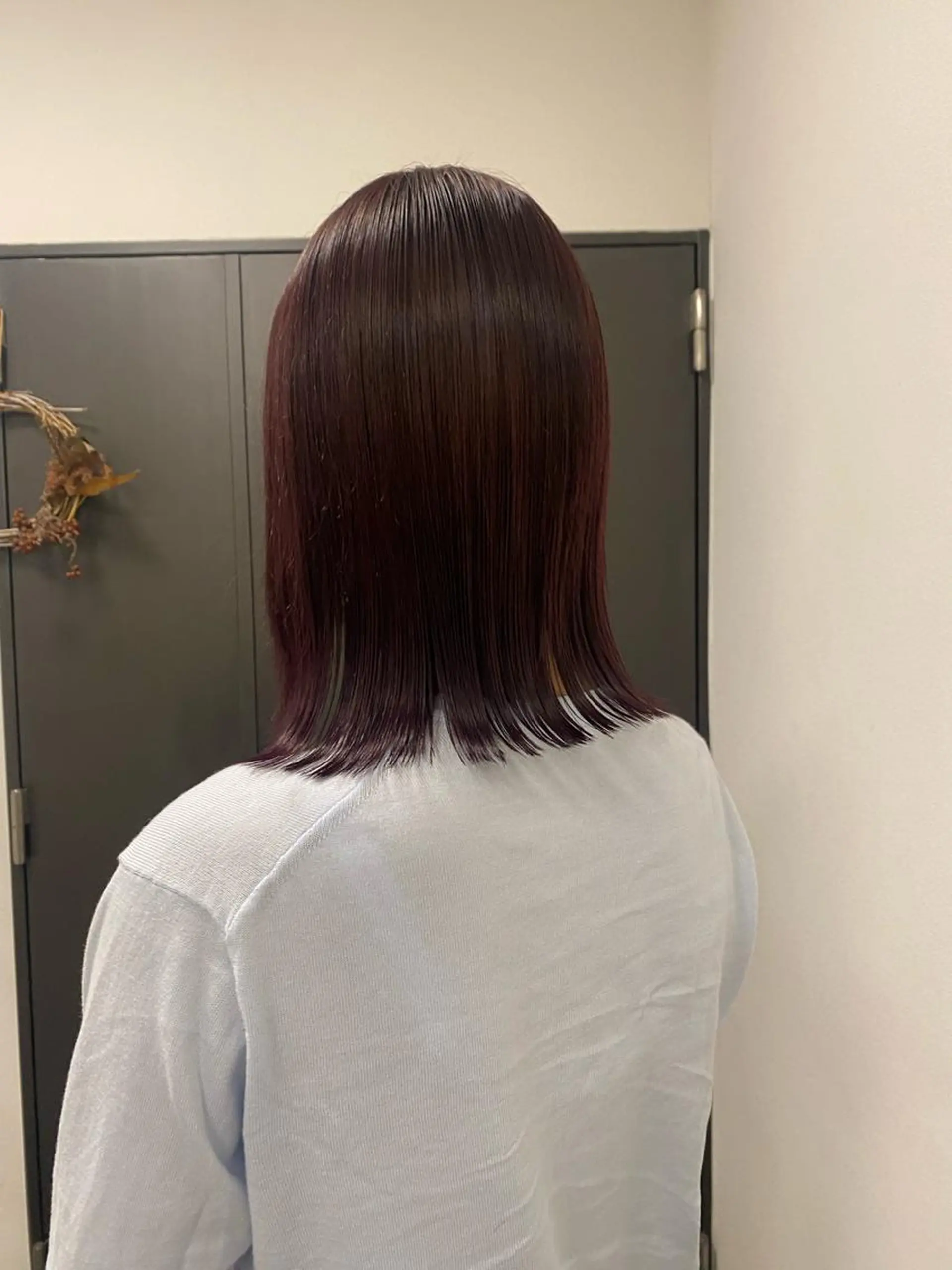 ミディアム the BRIDGE 加藤みのりのヘアスタイル