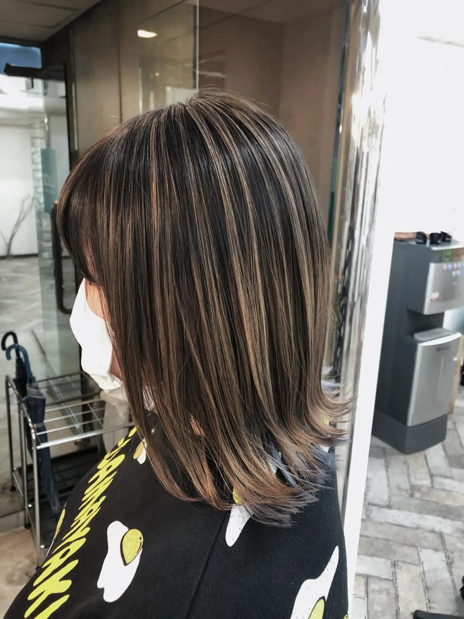 ミディアム ヘアカラー トリートメント ✨艶感/透け感✨Sherry所属・艶髪/ハイトーン Sherryのヘアスタイル