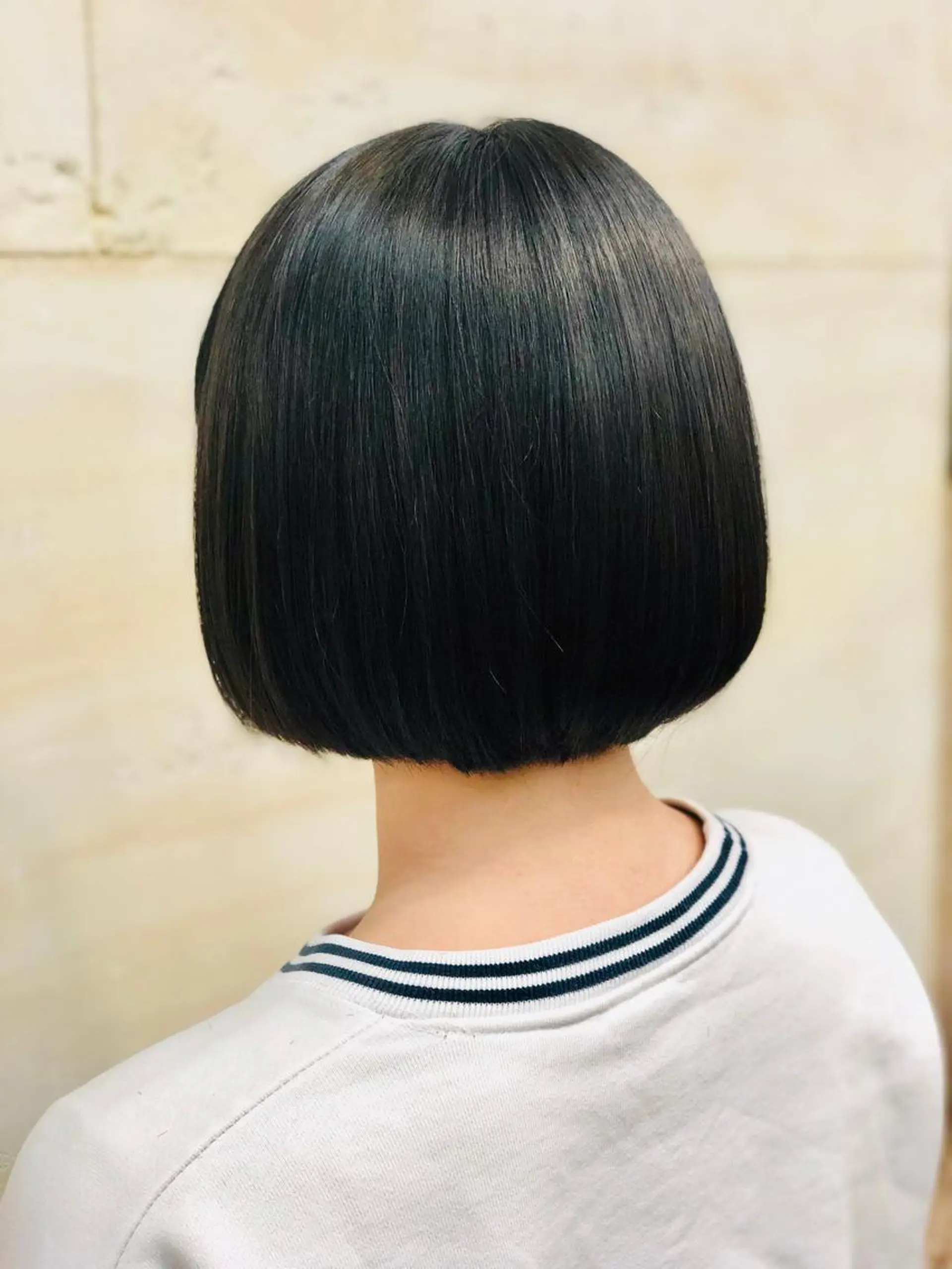 ショート ボブ 韓国ヘアカラーパーマ 遠藤のヘアスタイル