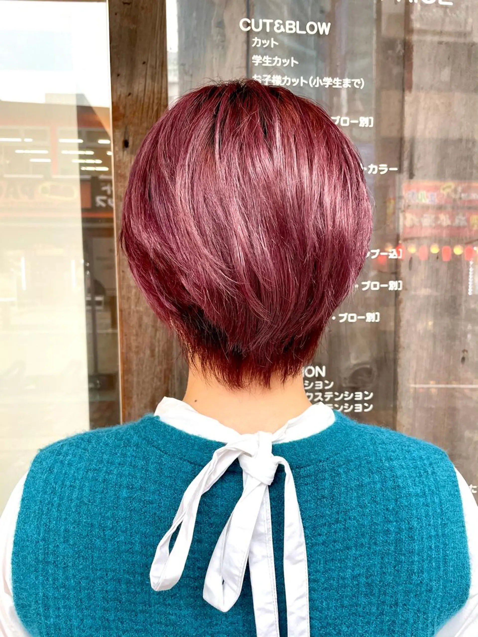 ショート カラー risa 。のヘアスタイル