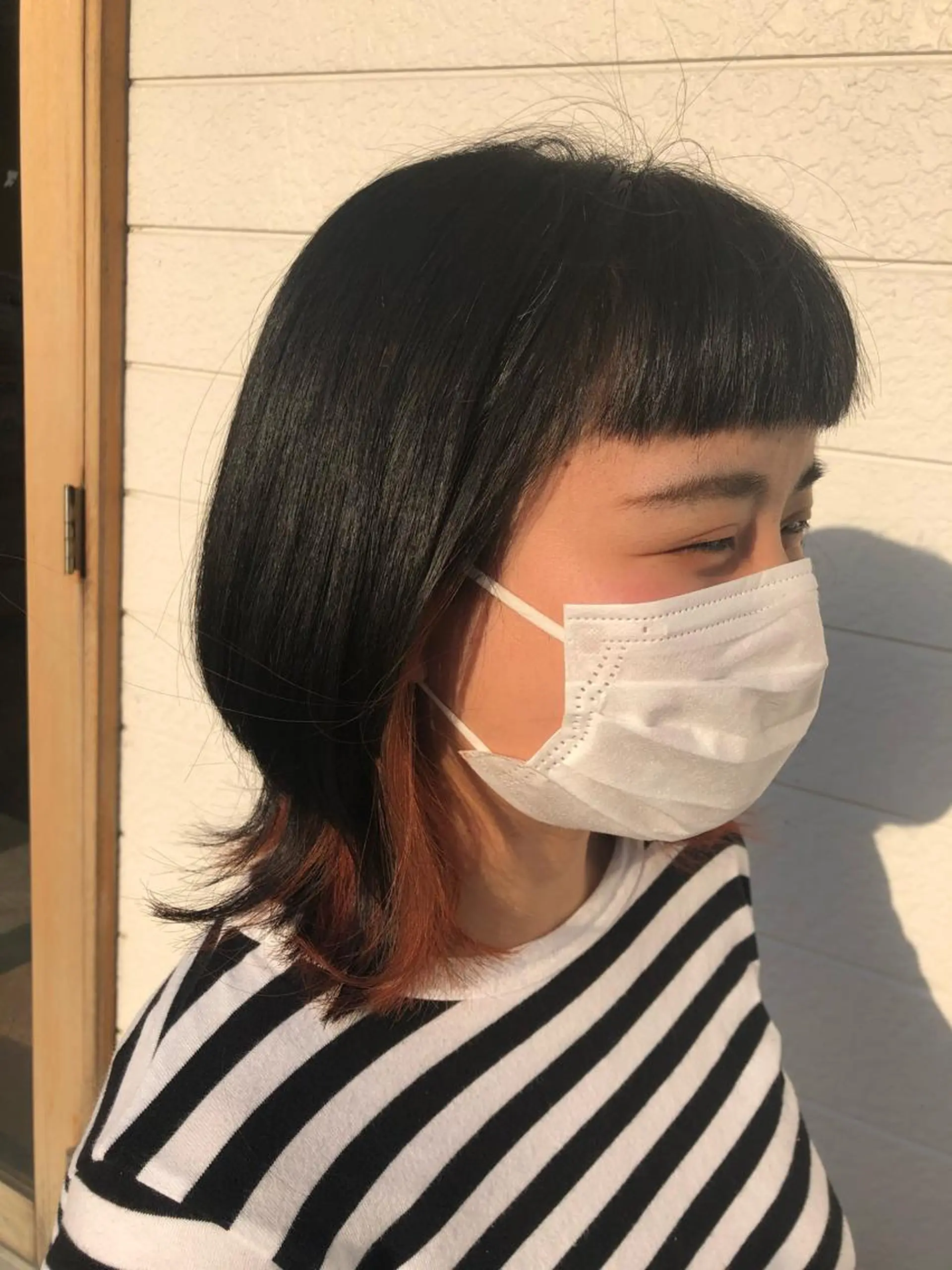 ミディアム ウルフカット カノエ 乃木店のヘアスタイル