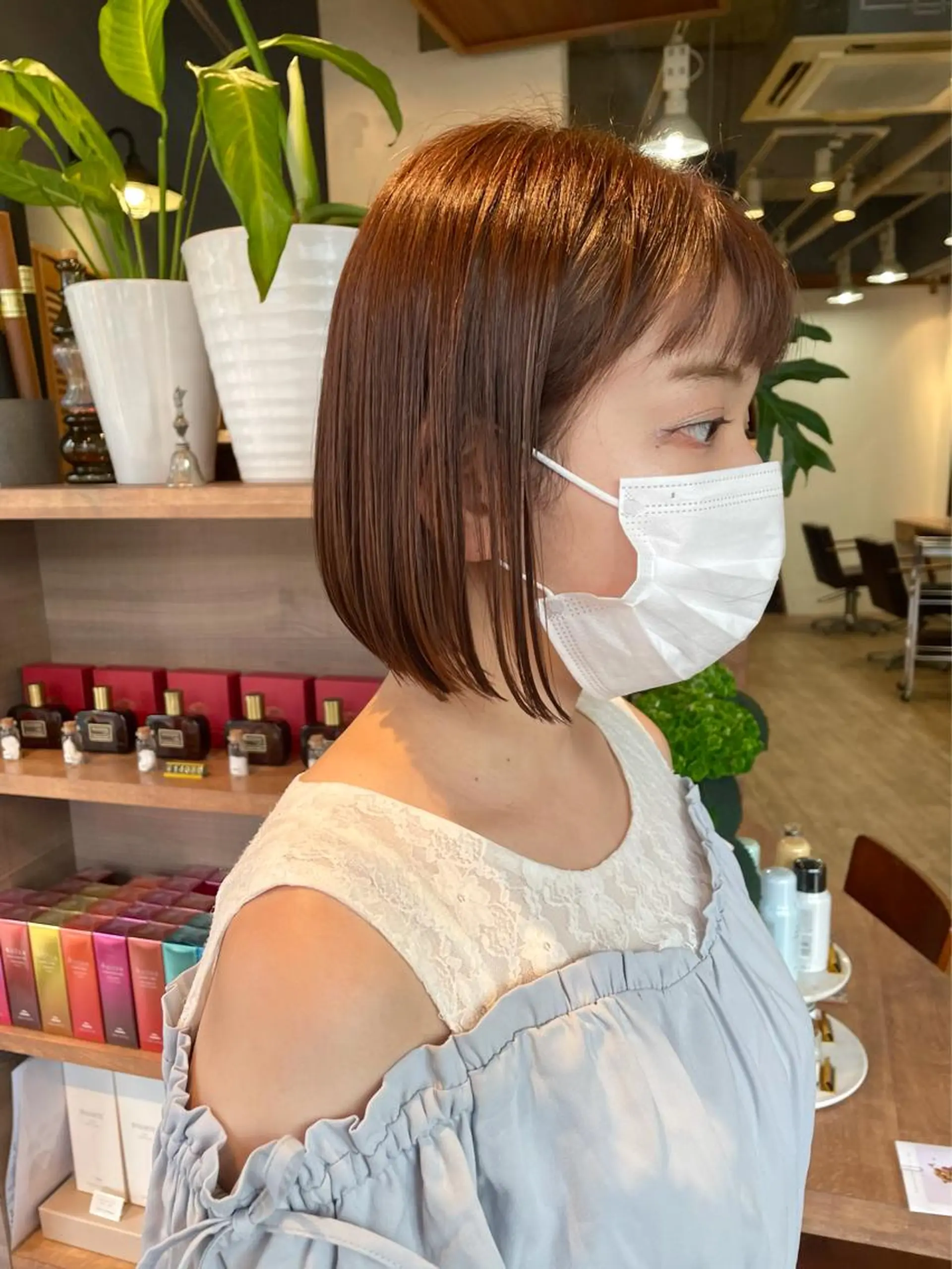 ショート カラー OPShair　ANELLO所属・ショート/ボブ/ メンズ/縮毛矯正のヘアスタイル