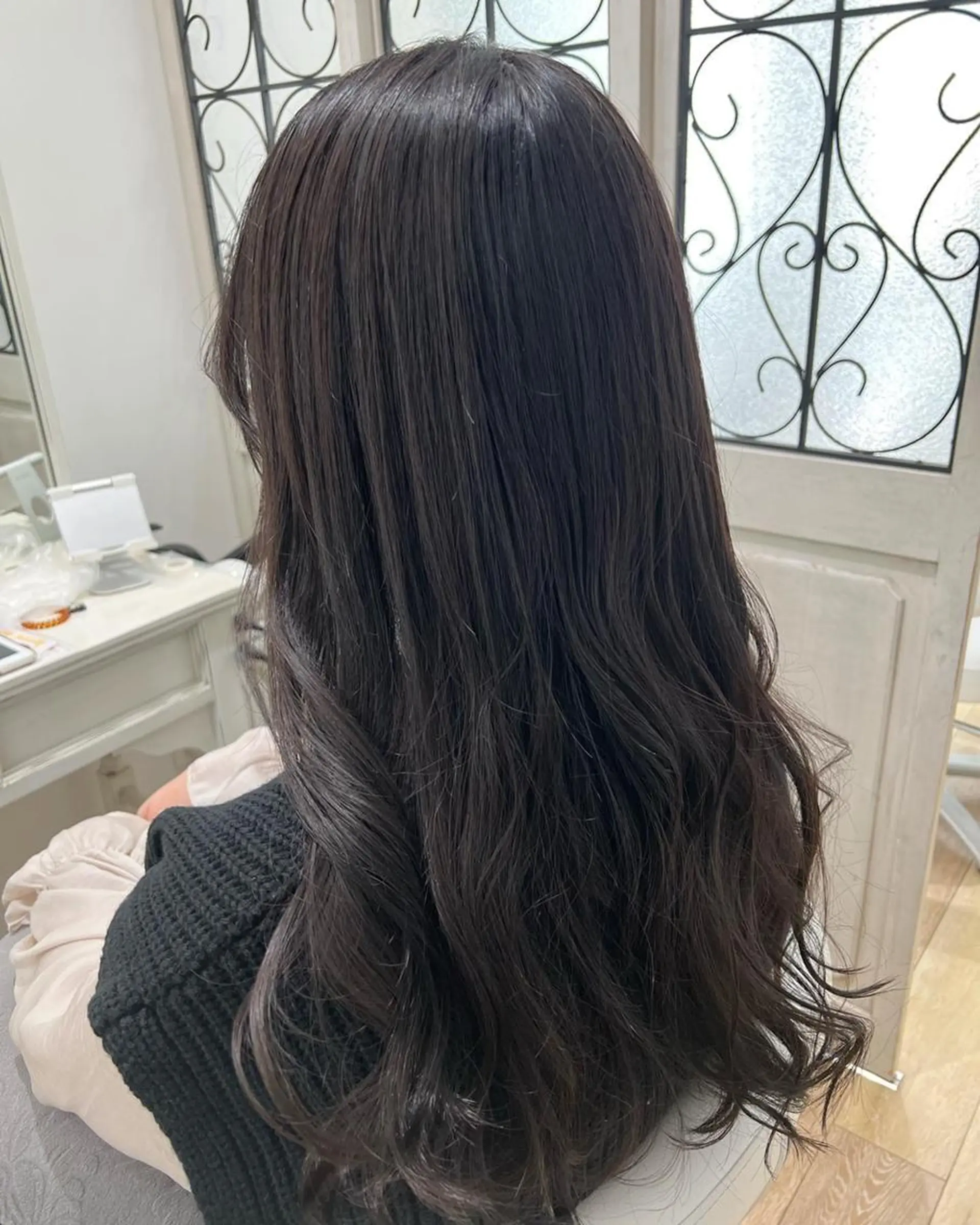 セミロング 🥛洒落髪小顔cut なら龍崎🥛のヘアスタイル