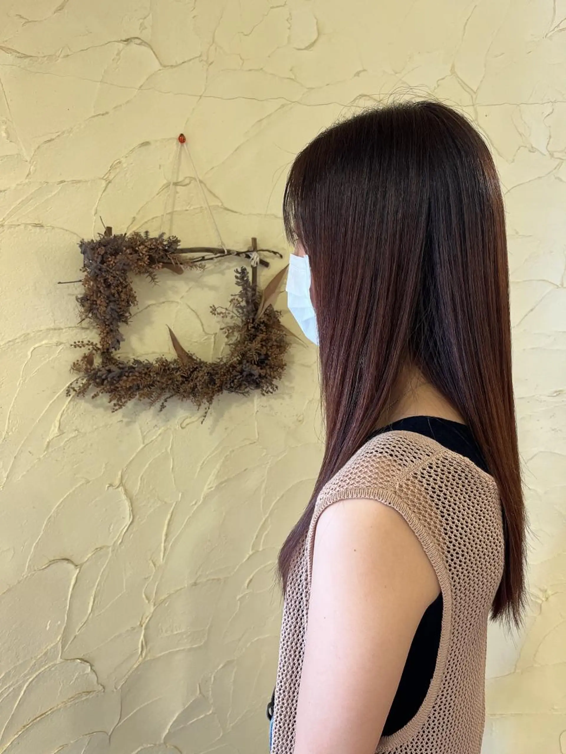 ロング 髪質改善 カット トリートメント ヘアセット 柘植 雅大のヘアスタイル