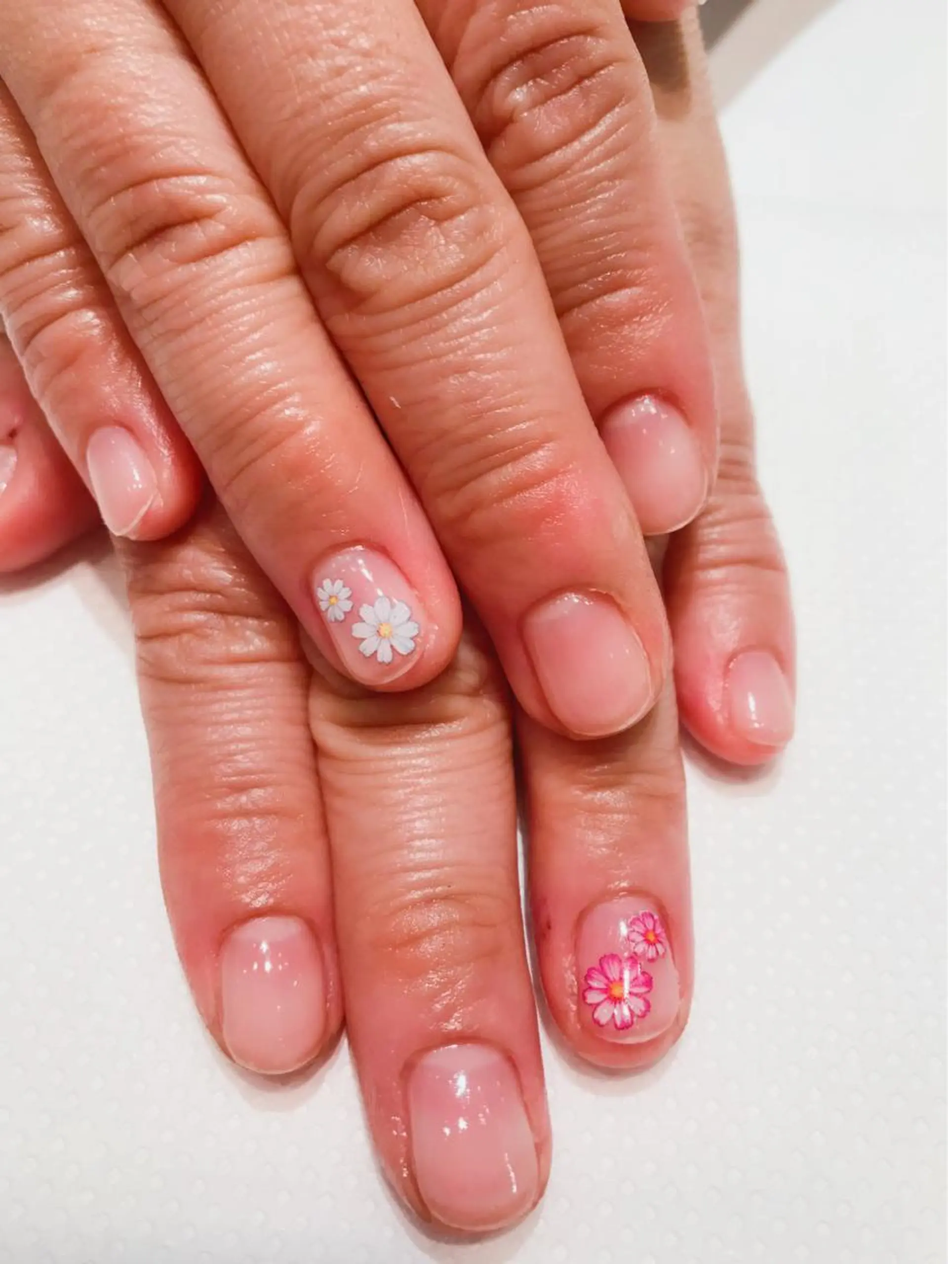 ネイル クリアネイル シンプルネイル a yakaのネイルデザイン