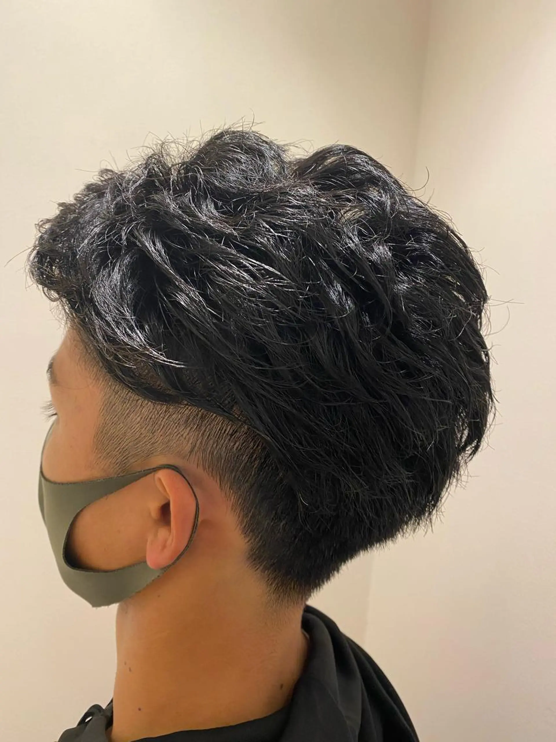 ショート パーマ メンズ 🪽羽エク/Ash 店長/折目奈央🪽のヘアスタイル