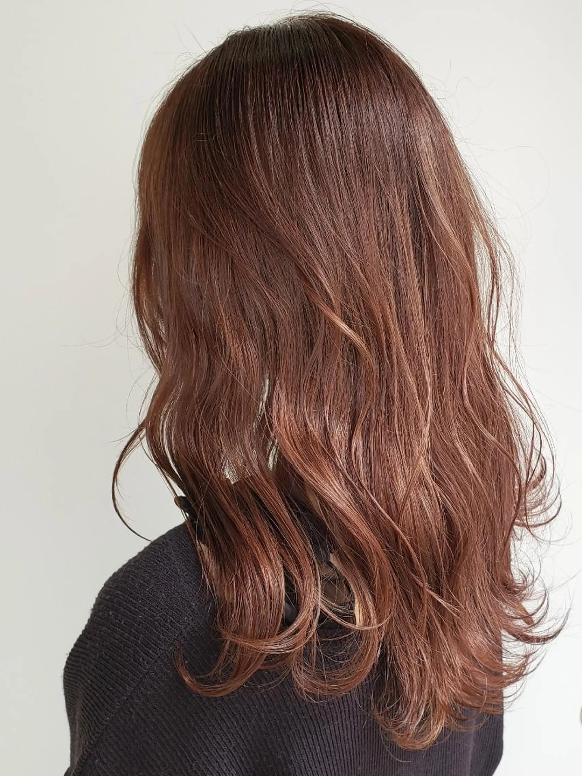 セミロング カラー 美髪⭐︎髪質改善 井上　康司のヘアスタイル