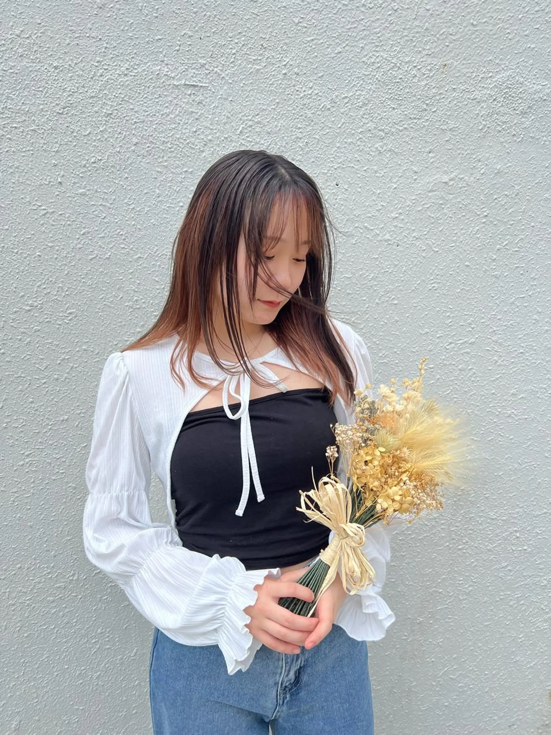 ロング カラー ケアブリーチ /髪質 改善/古橋圭史郎のヘアスタイル