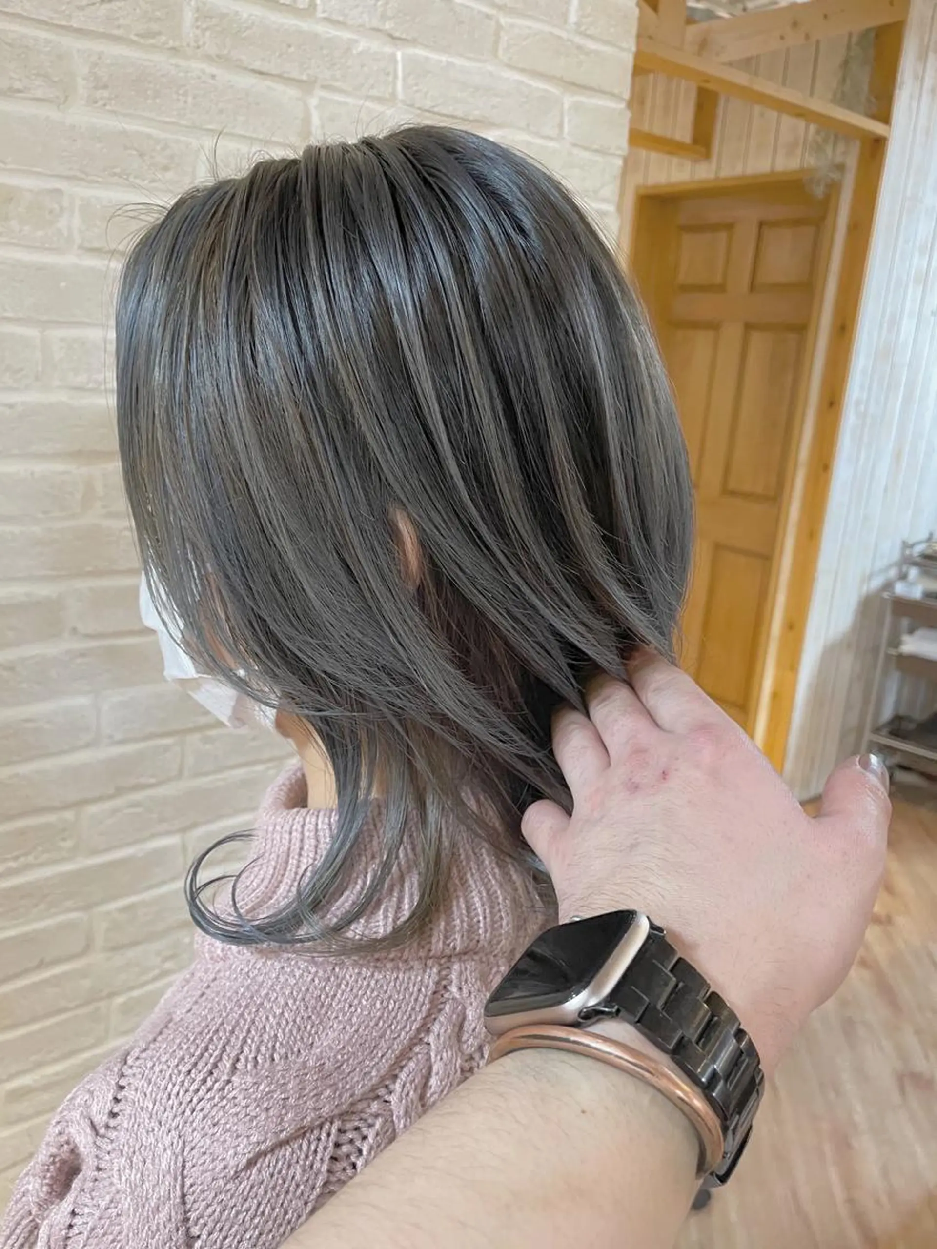 ミディアム カラー hair salon Ranun髪質改善のヘアスタイル