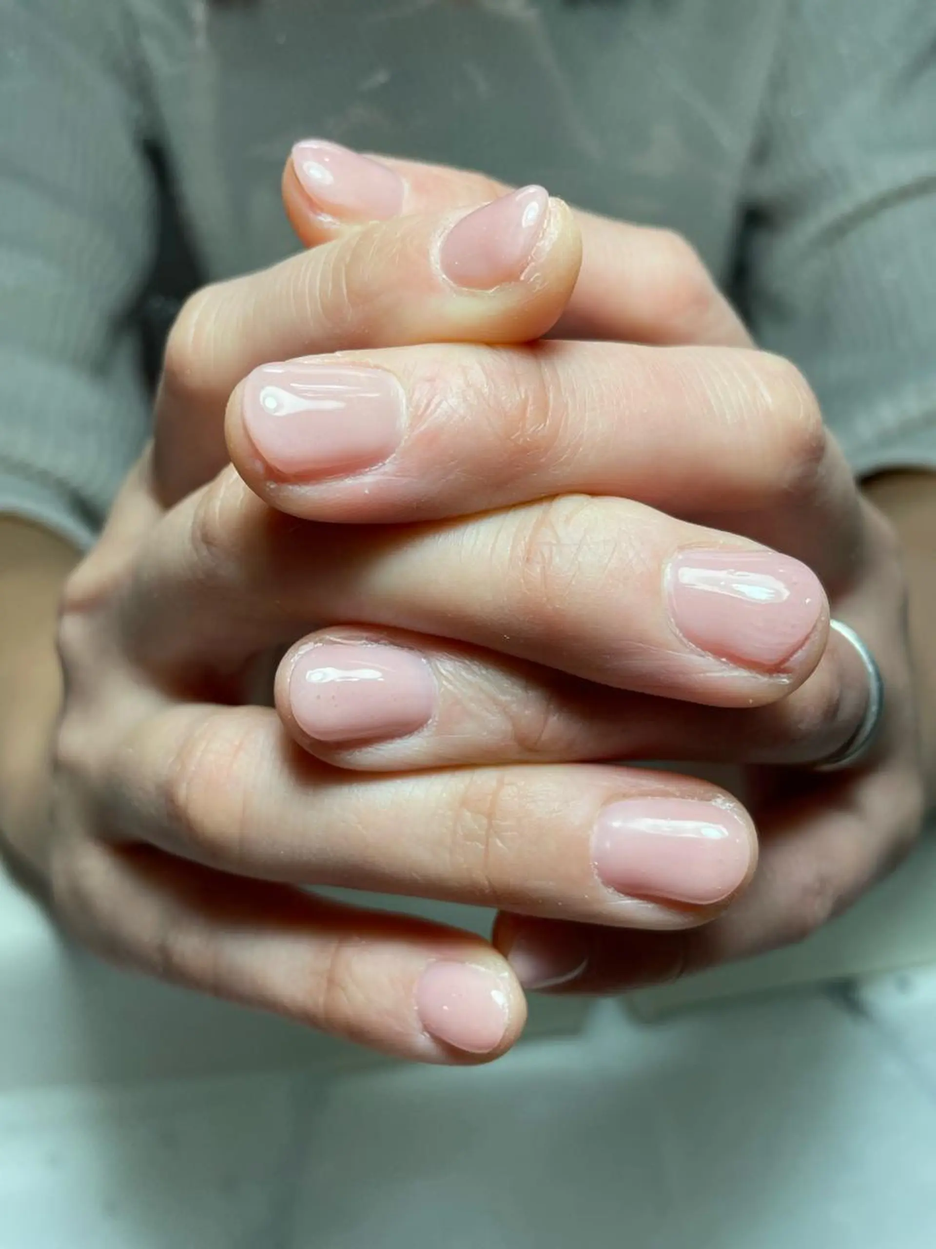 ネイル ジェルネイル ワンカラーネイル Minna 　eyelash&nail所属・Minna 河原のネイルデザイン