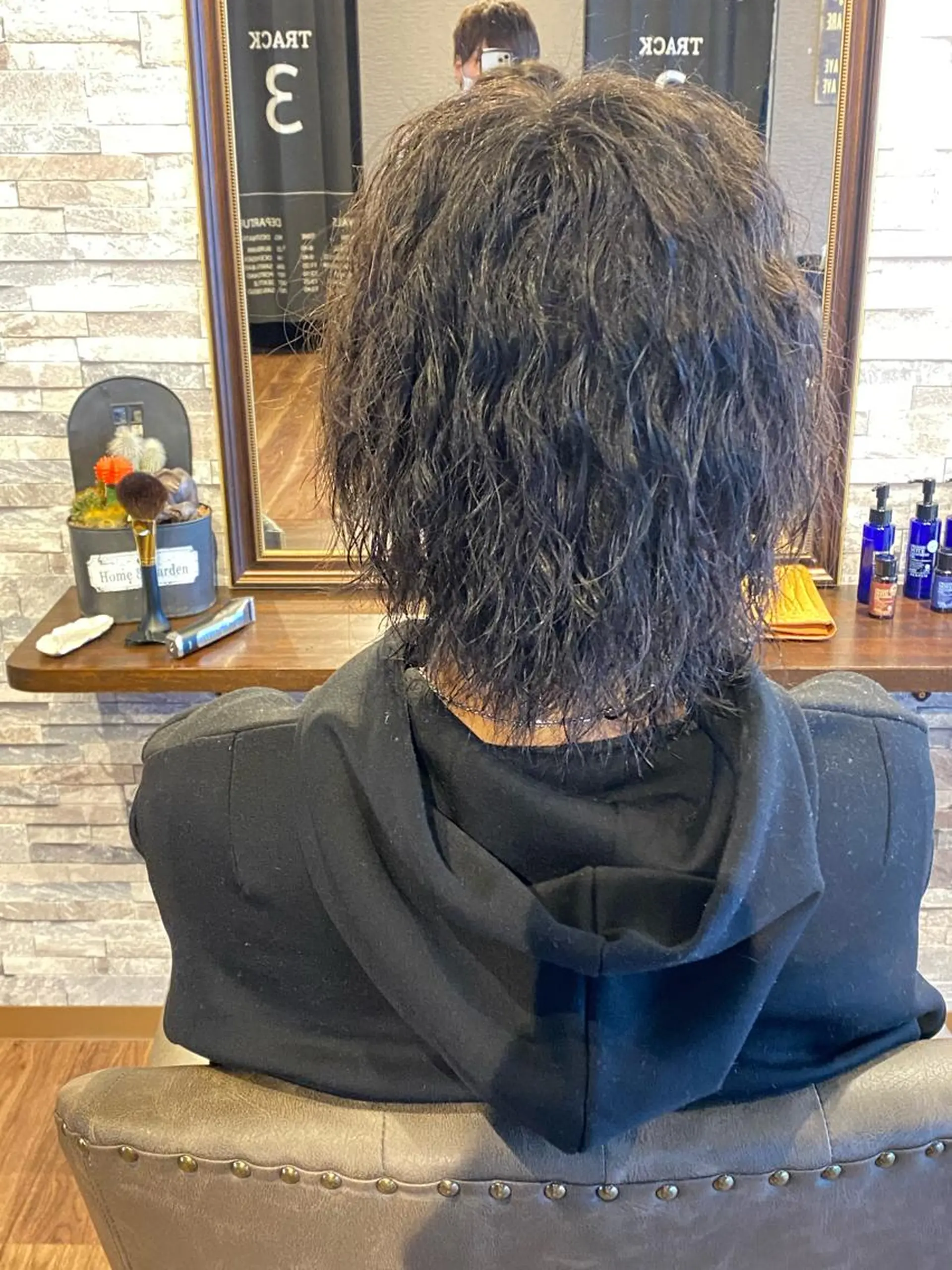 ミディアム カット パーマ トリートメント one by zero所属・藏本 剛史のヘアスタイル