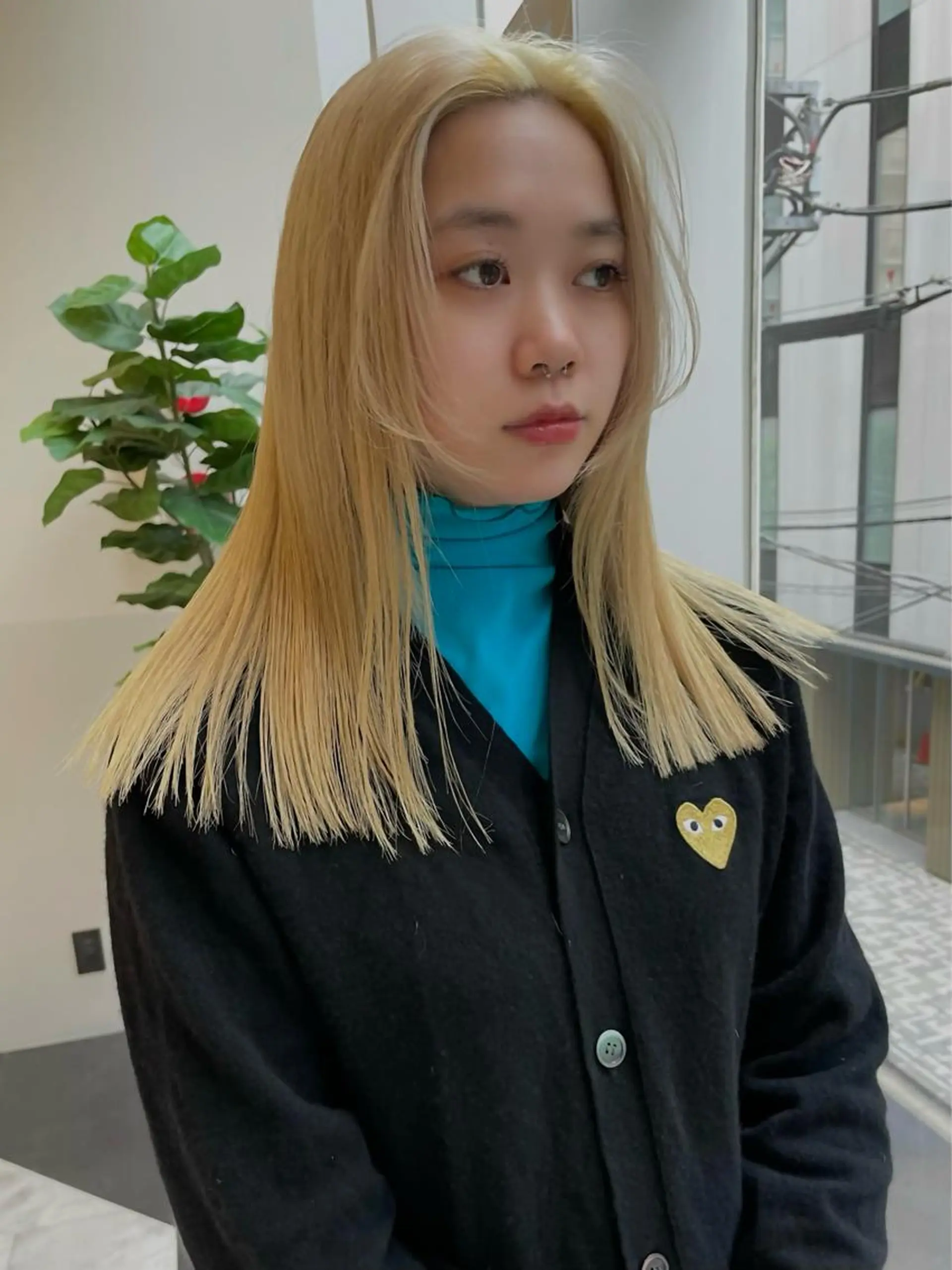 ミディアム カラー カット ヘアカラー トリートメント SALOWIN所属・ブリーチ✨ ボブ✨レイヤーのヘアスタイル