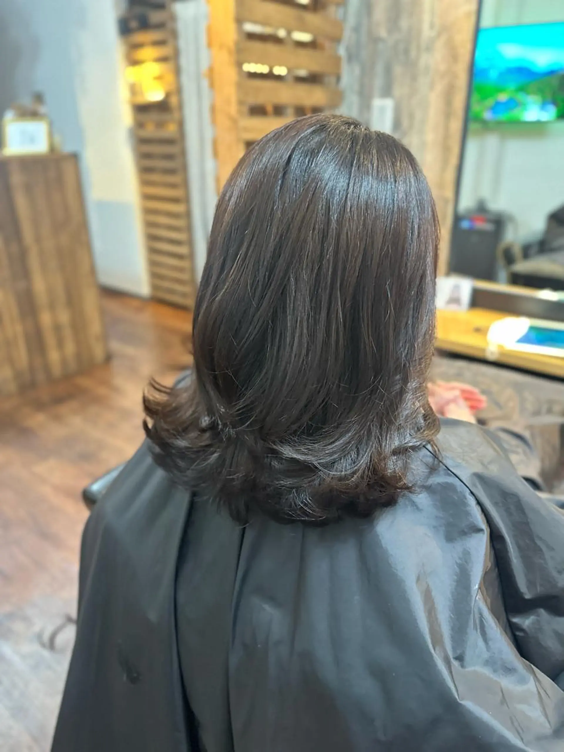 ミディアム カラー アッシュ カット ヘアカラー トリートメント Lizir  ルズィール所属・Luzir⭐︎ GEN⭐︎のヘアスタイル