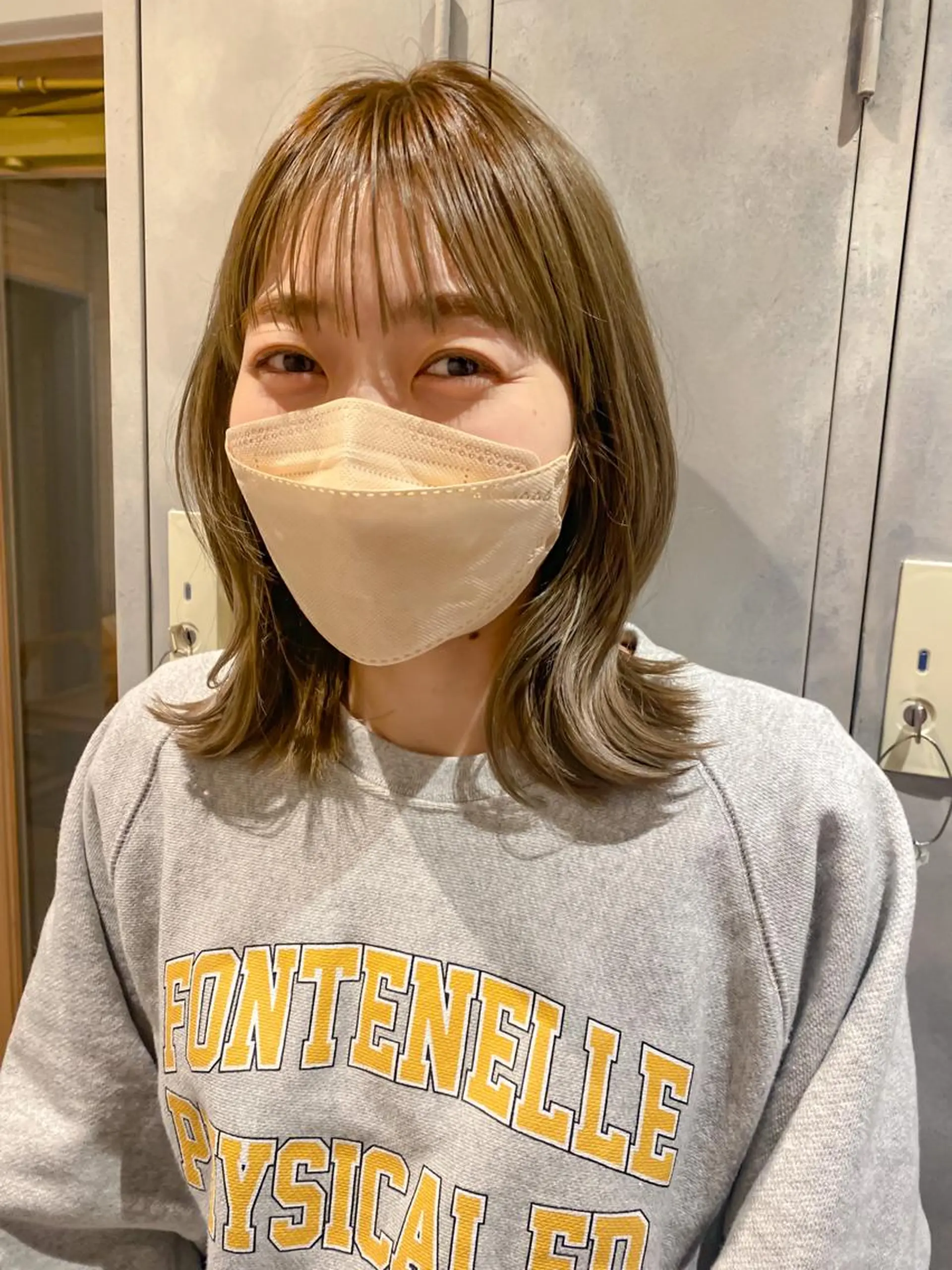 セミロング 🩵縮毛矯正/ブリー チ/髪質改善/いつかのヘアスタイル