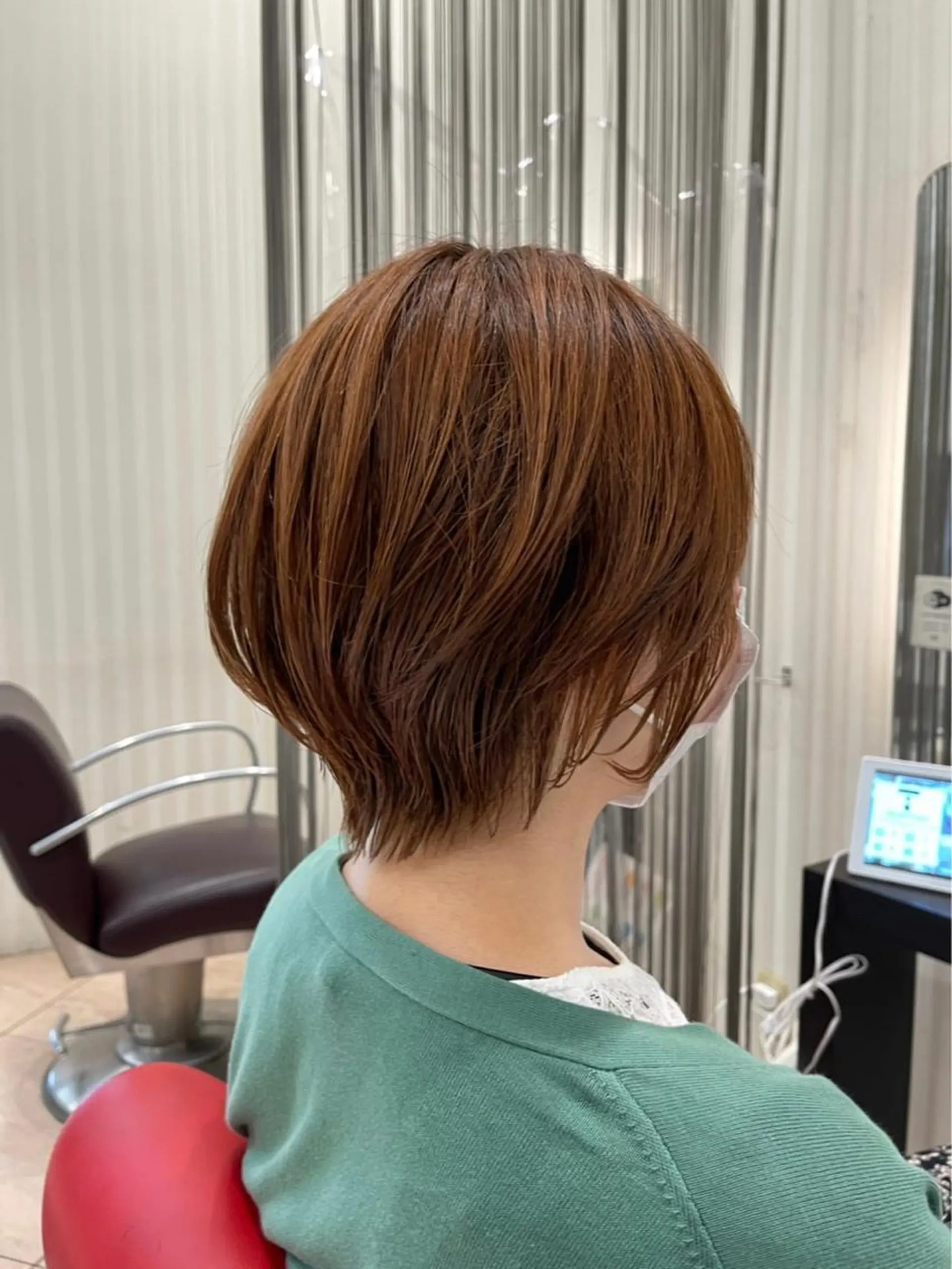 ショート カラー 顔周りカット ショートヘア sweetroom所属・12月特別価格✨/ 平塚/佐藤郁也のヘアスタイル