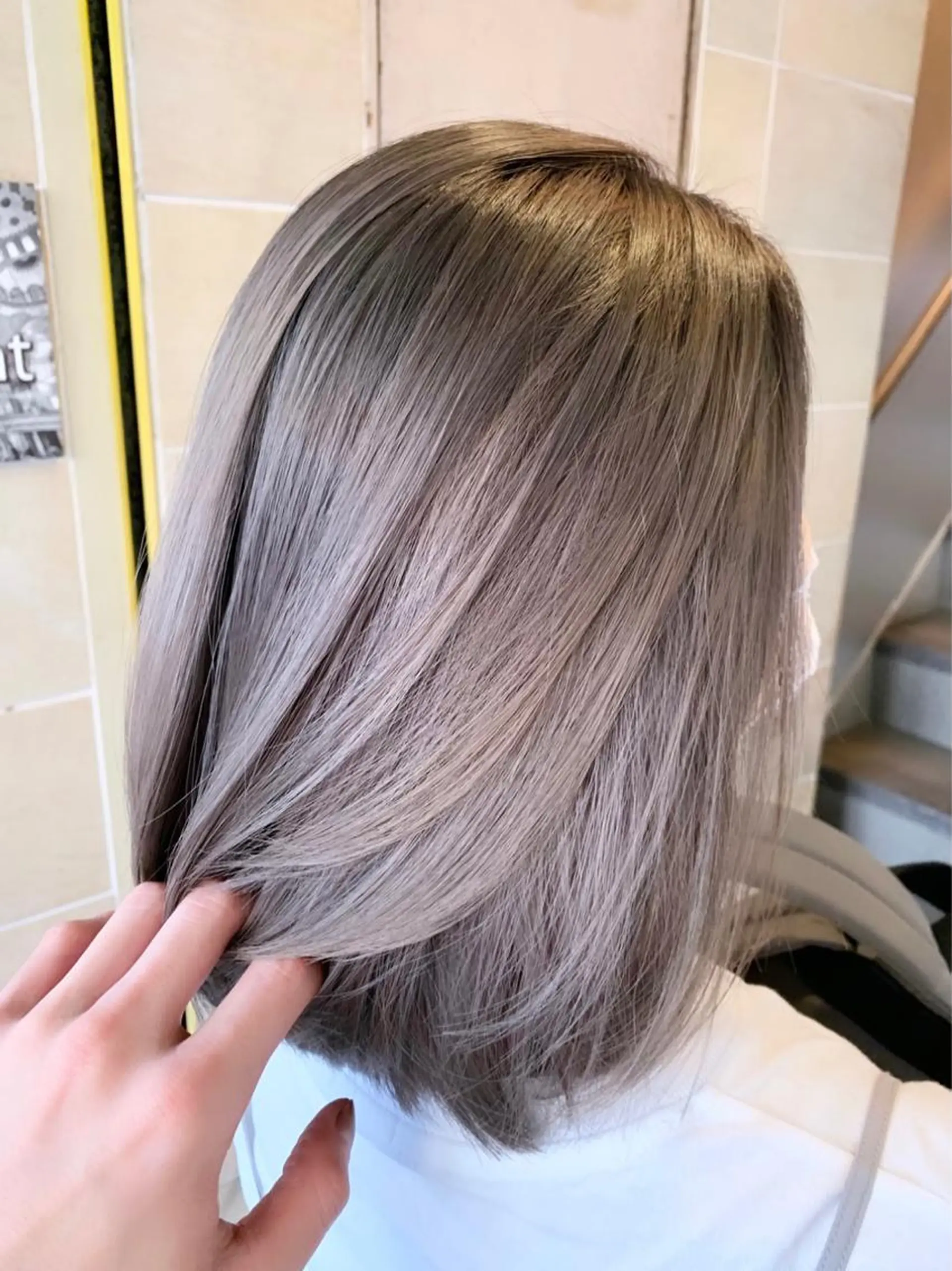 ミディアム カラー ヘアアレンジ ネイル マツエク・マツパ グレージュ カット ヘアカラー トリートメント ブリーチ特化 / share 元太のヘアスタイル