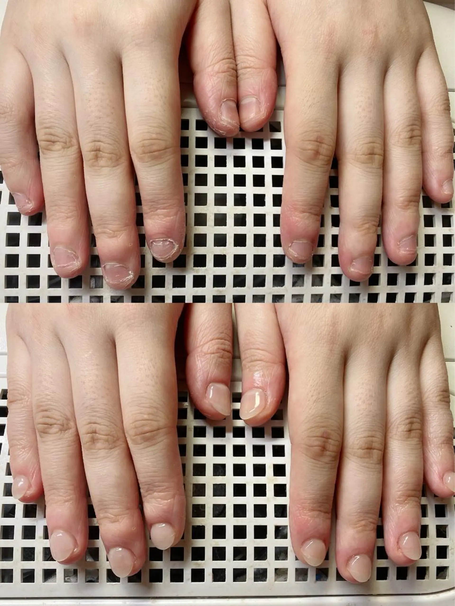 ロング カラー ネイル 長さ出し Q Free nailsのネイルデザイン