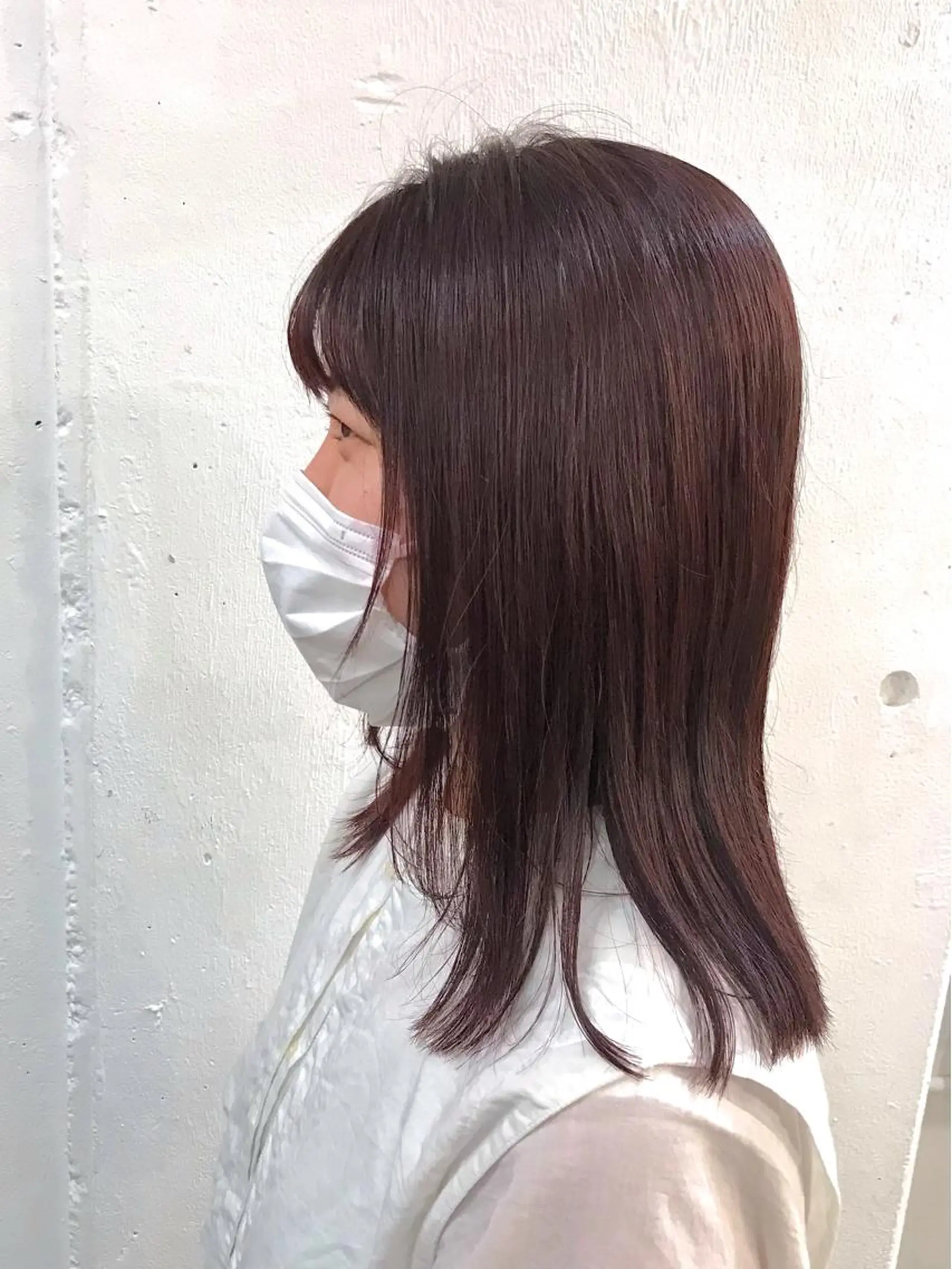 セミロング カラー カット ヘアカラー トリートメント 木村陸弥 似合わせ 透明感カラー🌿のヘアスタイル