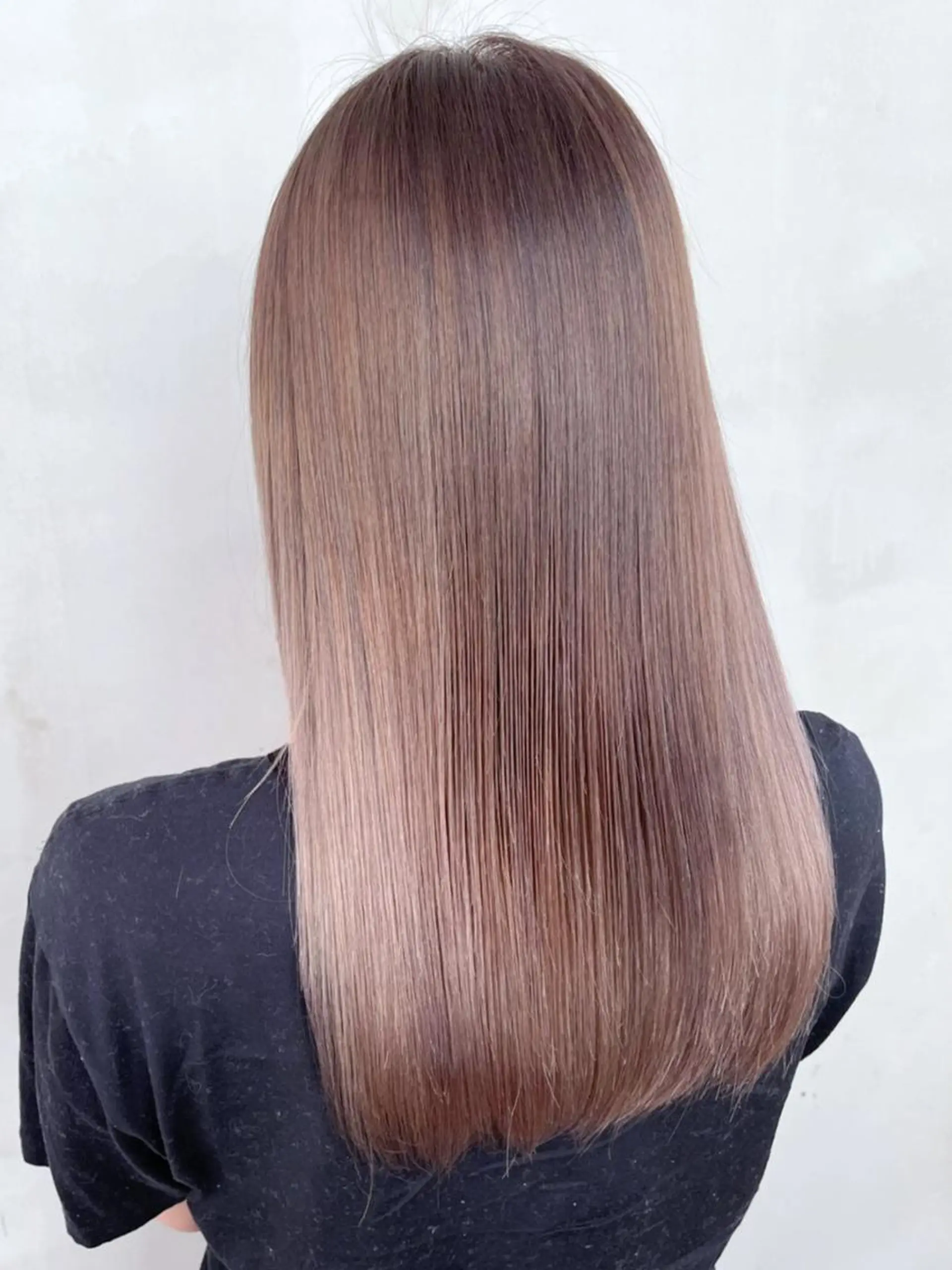 セミロング カラー パーマ ヘアアレンジ ストレートパーマ カット ヘアカラー トリートメント ITbyALBUM 下北沢店のヘアスタイル