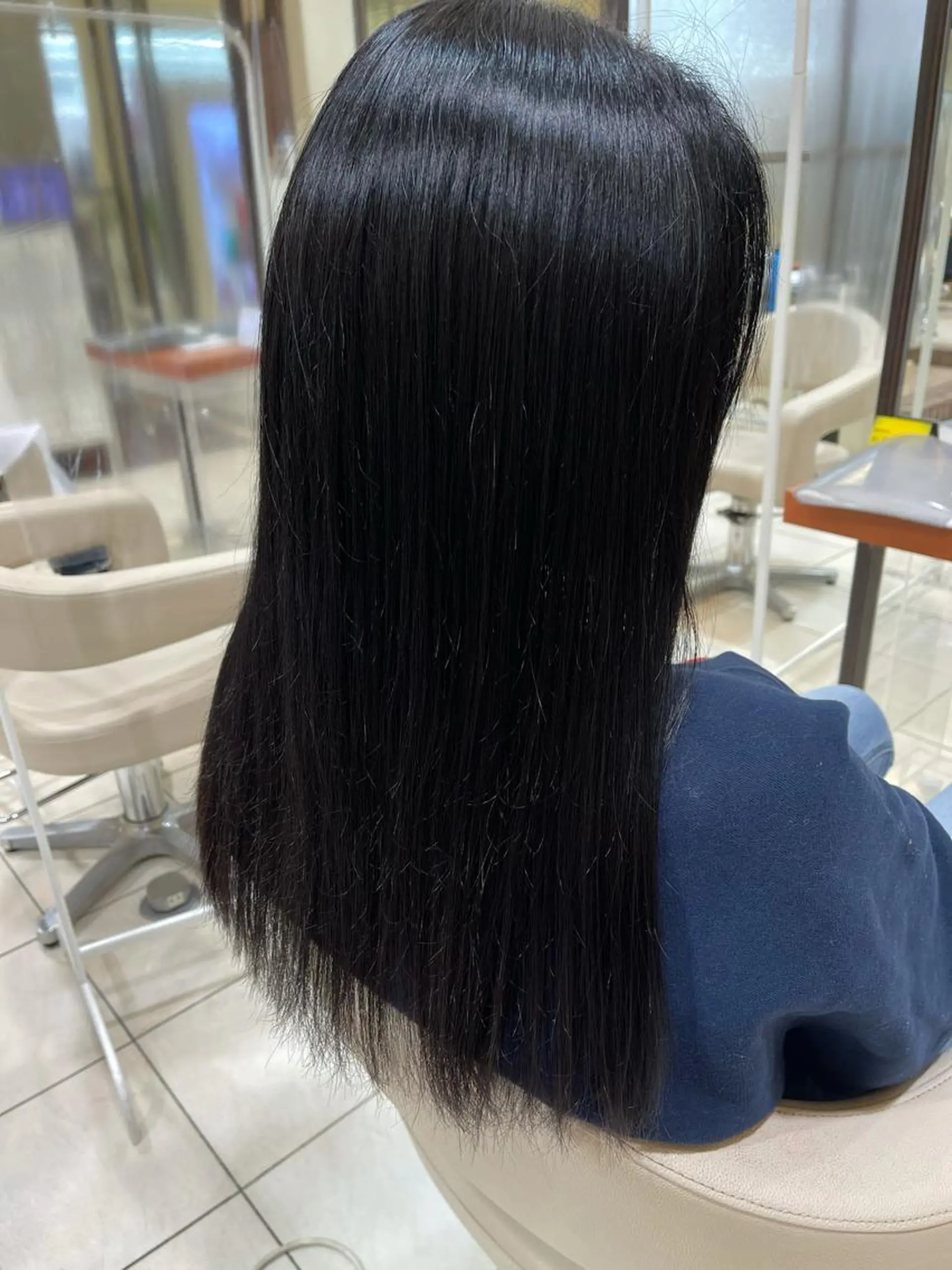 ロング カラー カネヒラ リョウスケのヘアスタイル