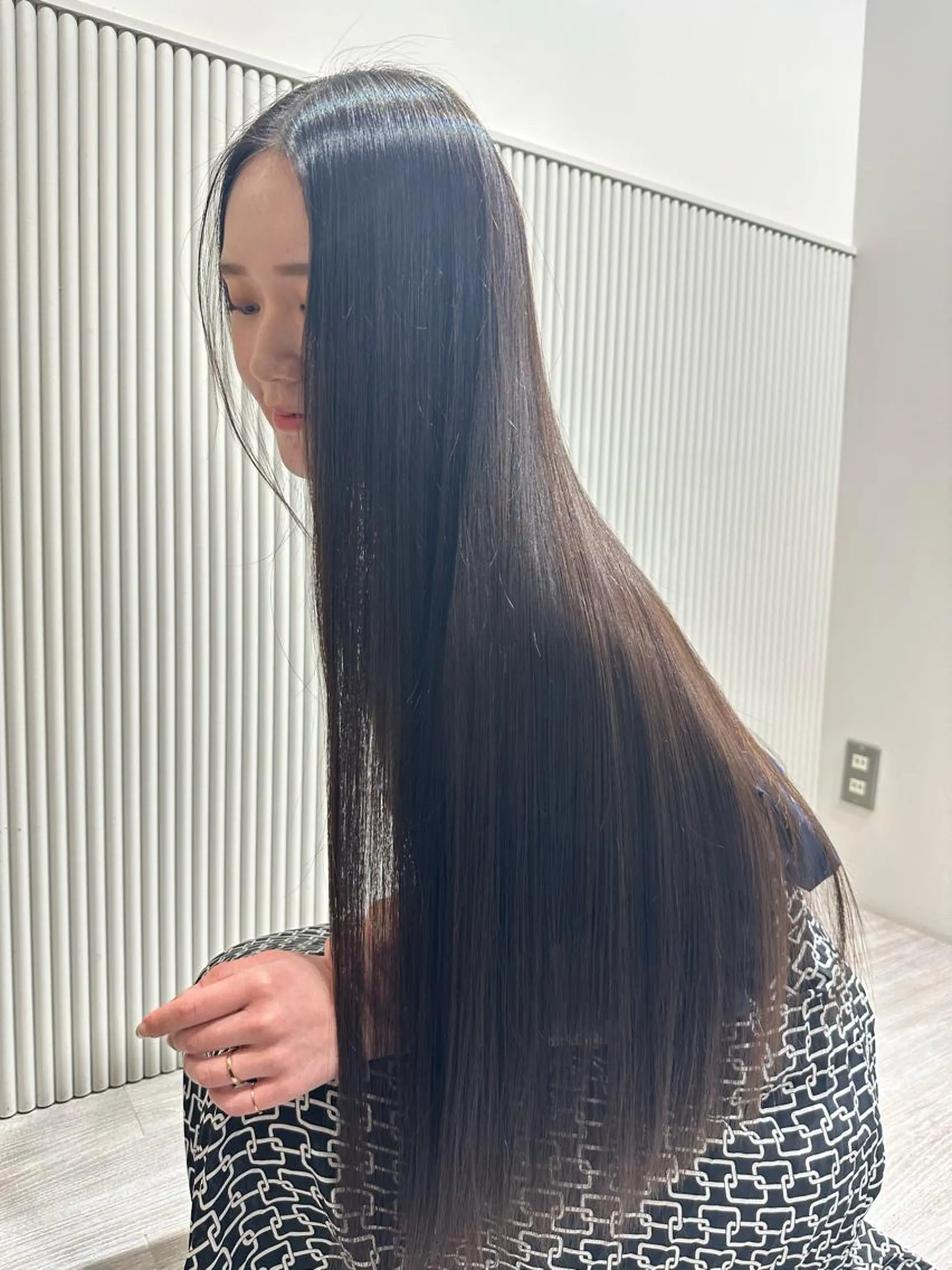 ロング 髪質改善 縮毛矯正 トリートメント 酸熱トリートメント 髪質改善/美髪師/ 田邊翔伍のヘアスタイル