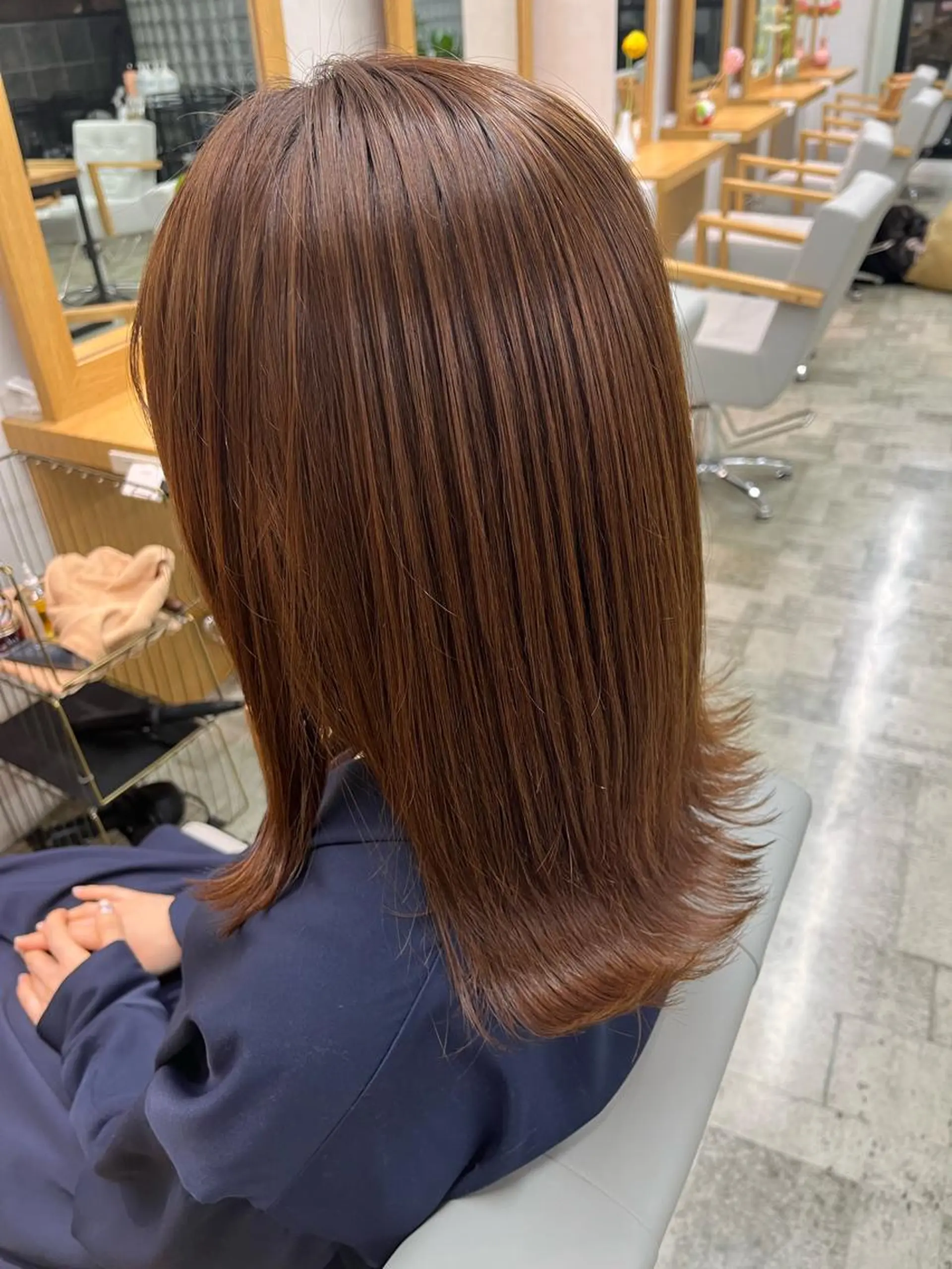 ミディアム 🫧レイヤー/暖色 /ベージュMAI🫧のヘアスタイル